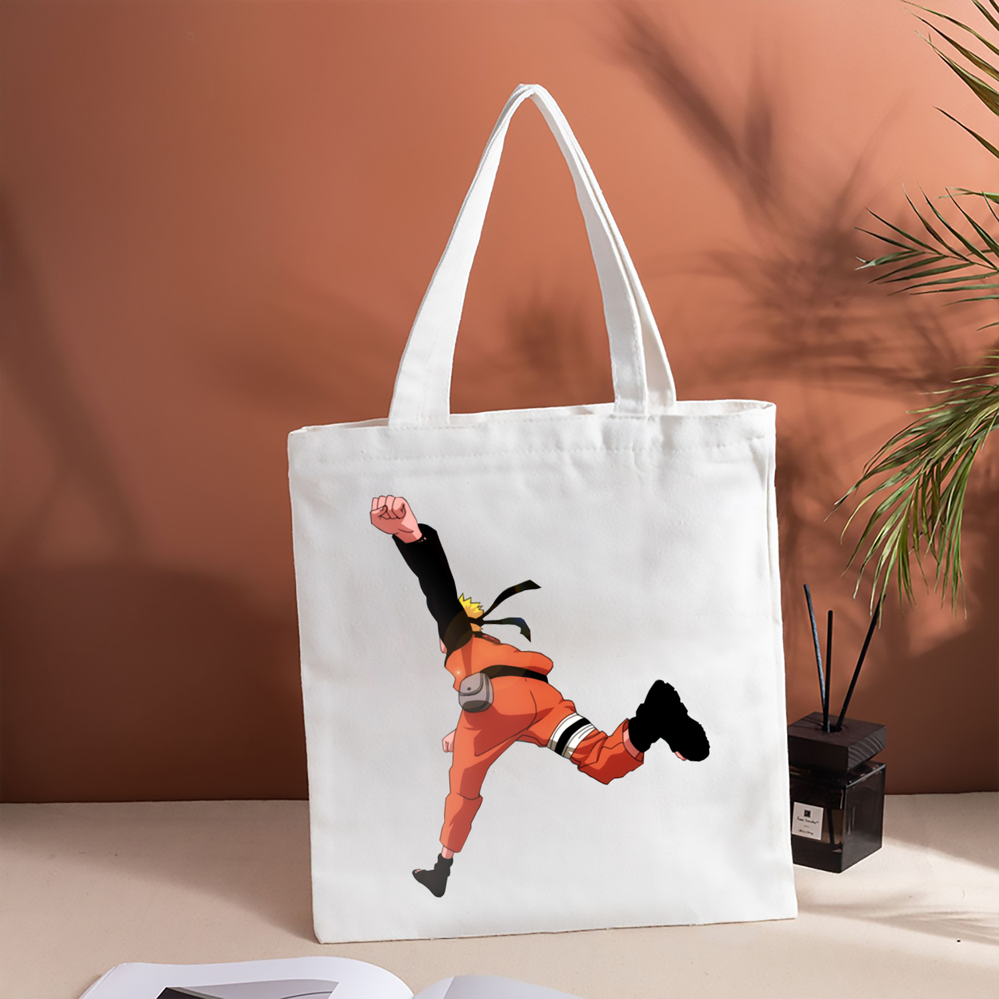 NARUTO -ナルト- うずまき ナルト Uzumaki Naruto 縦型キャンバス生地手提げバッグ　トートバッグ