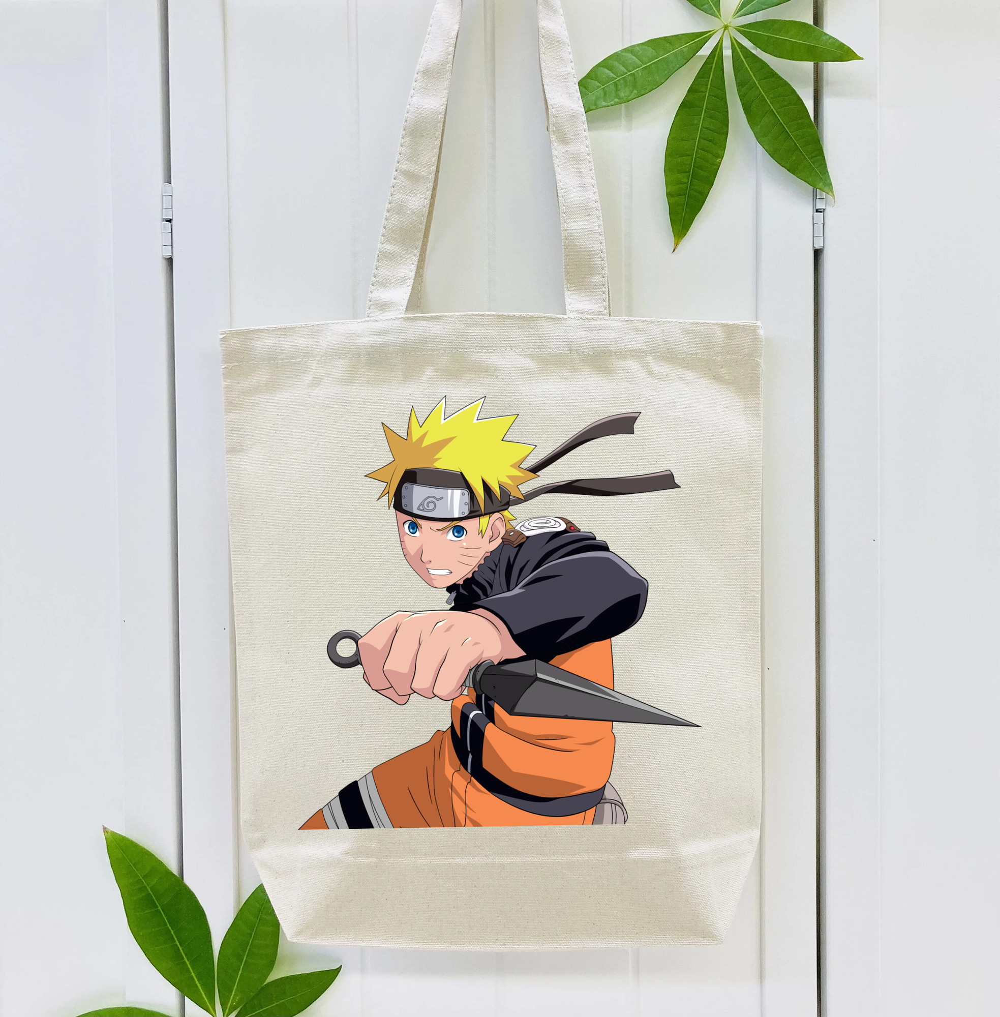 NARUTO -ナルト- うずまき ナルト Uzumaki Naruto 縦型キャンバス生地手提げバッグ　トートバッグ