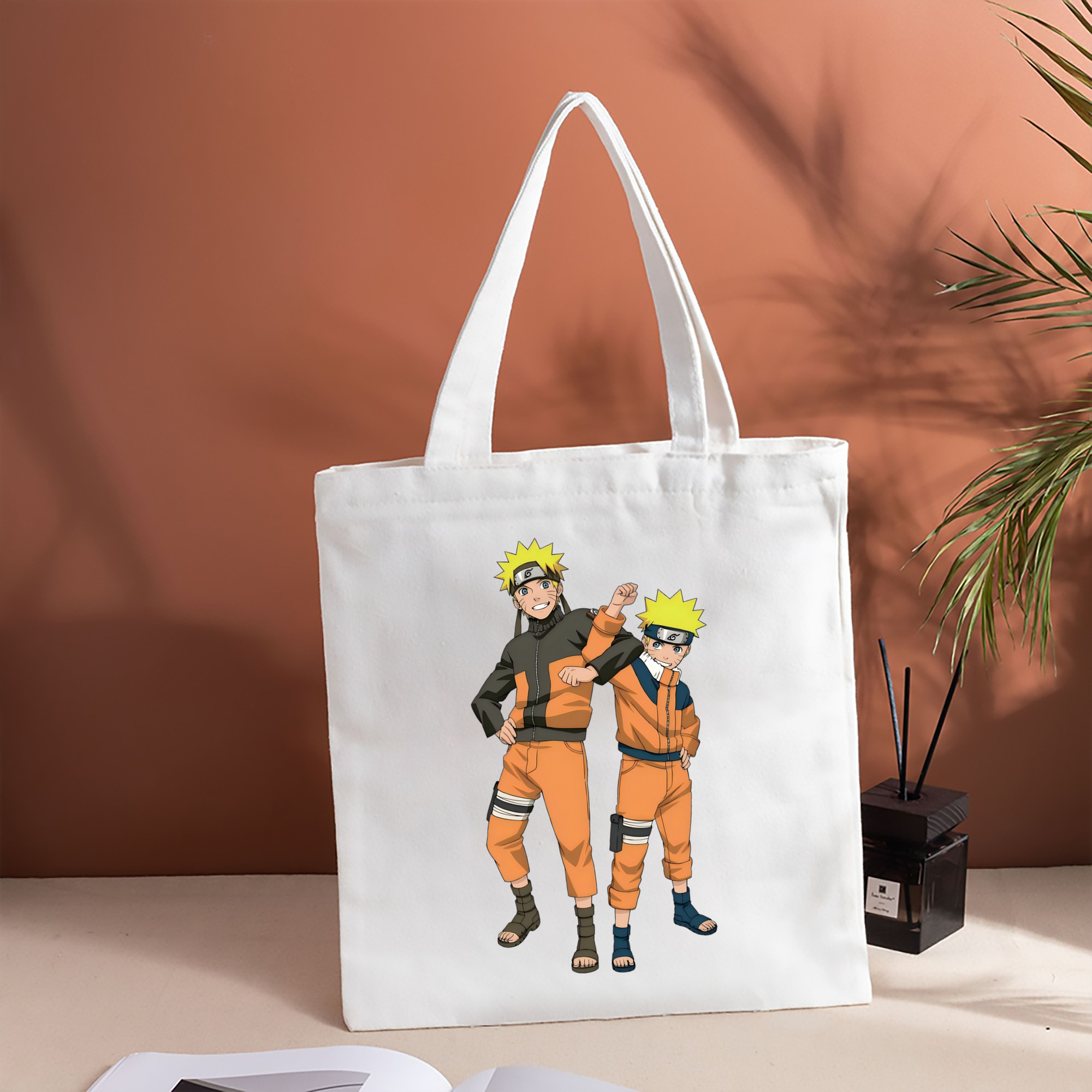 NARUTO -ナルト- うずまき ナルト Uzumaki Naruto 縦型キャンバス生地手提げバッグ　トートバッグ