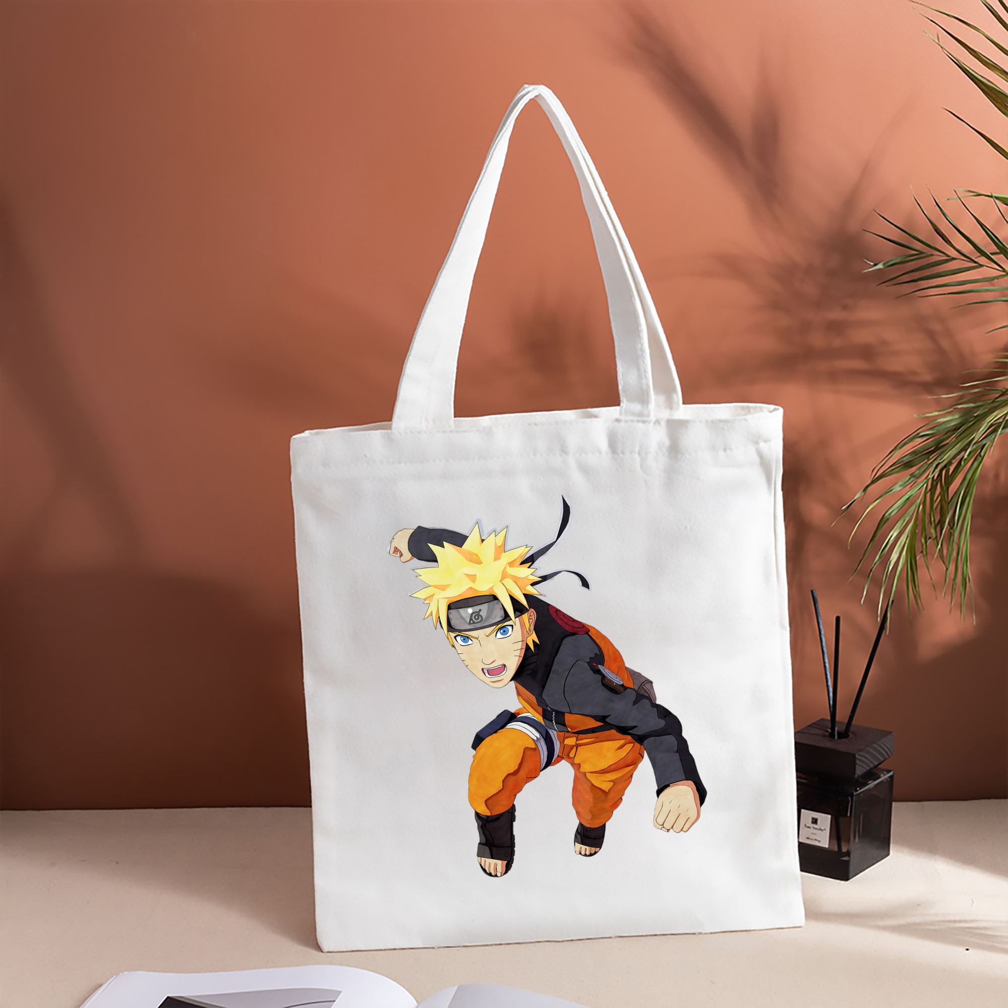 NARUTO -ナルト- うずまき ナルト Uzumaki Naruto 縦型キャンバス生地手提げバッグ　トートバッグ