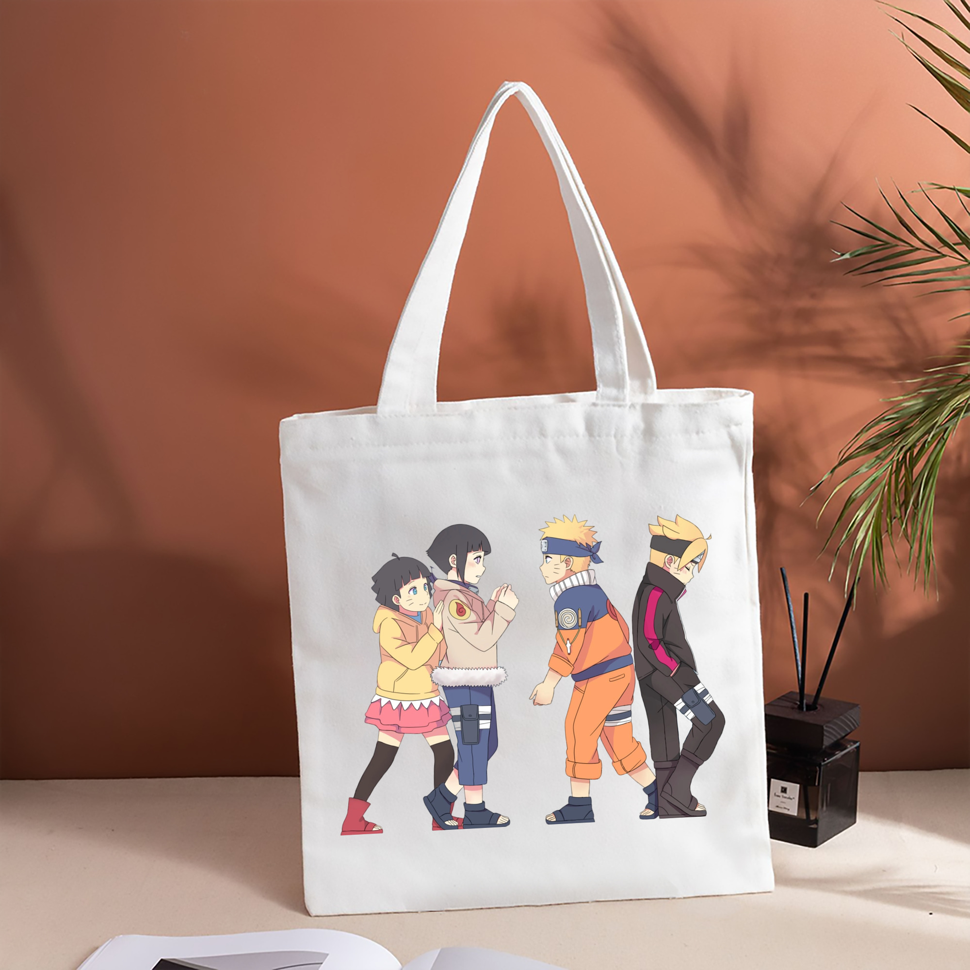 NARUTO -ナルト- うずまき ナルト Uzumaki Naruto 縦型キャンバス生地手提げバッグ　トートバッグ