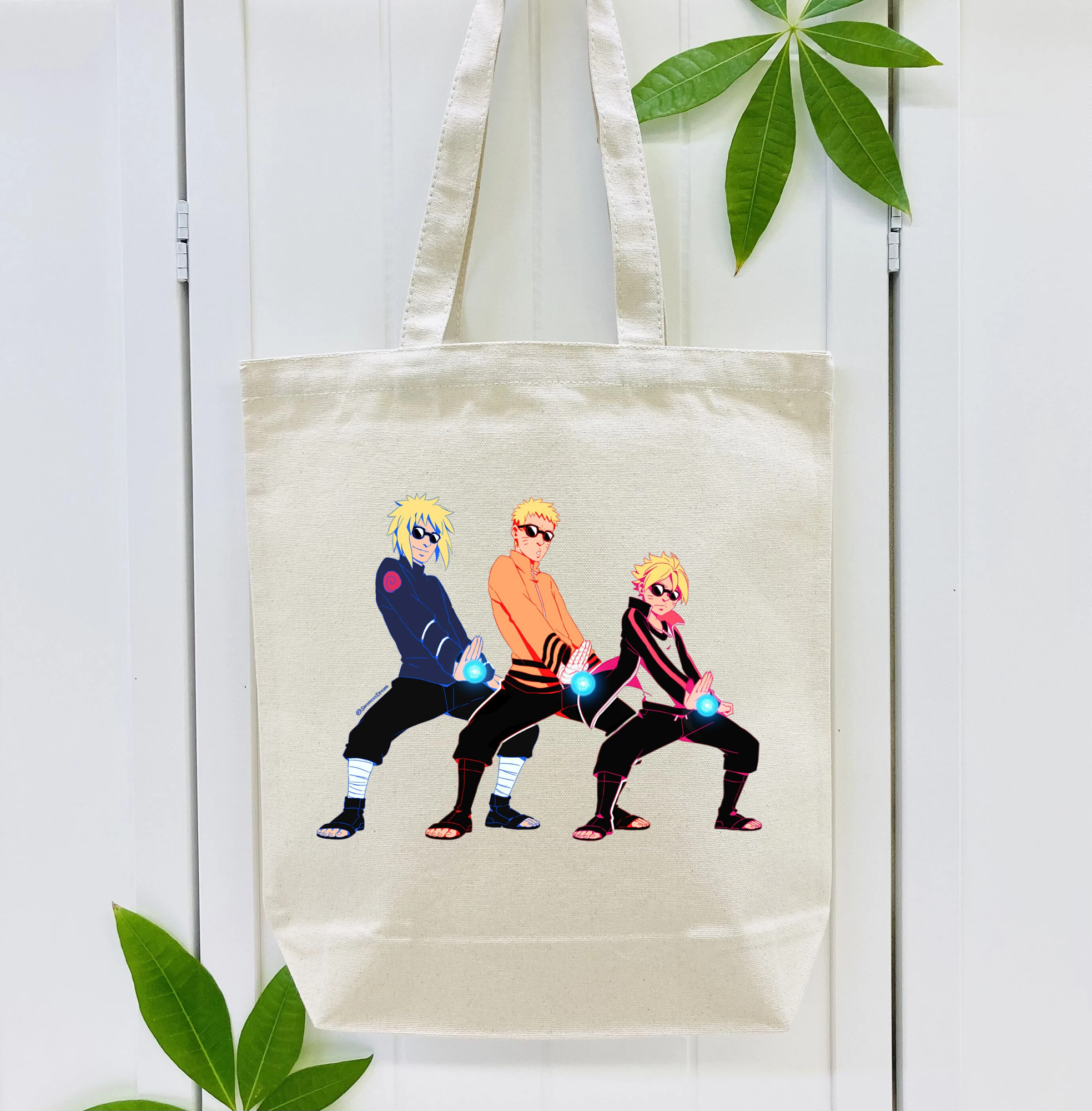 NARUTO -ナルト- うずまき ナルト Uzumaki Naruto 縦型キャンバス生地手提げバッグ　トートバッグ