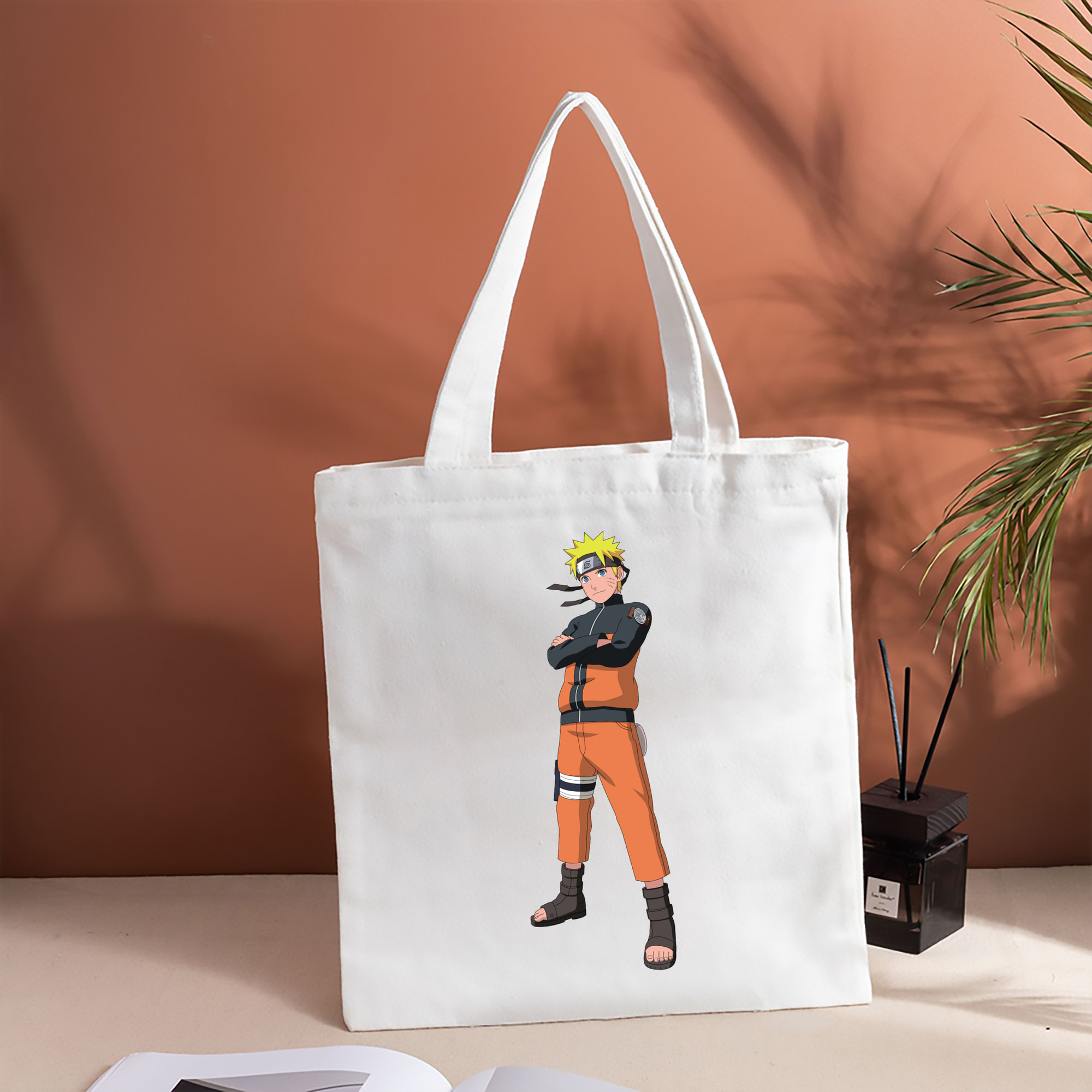 NARUTO -ナルト- うずまき ナルト Uzumaki Naruto 縦型キャンバス生地手提げバッグ　トートバッグ