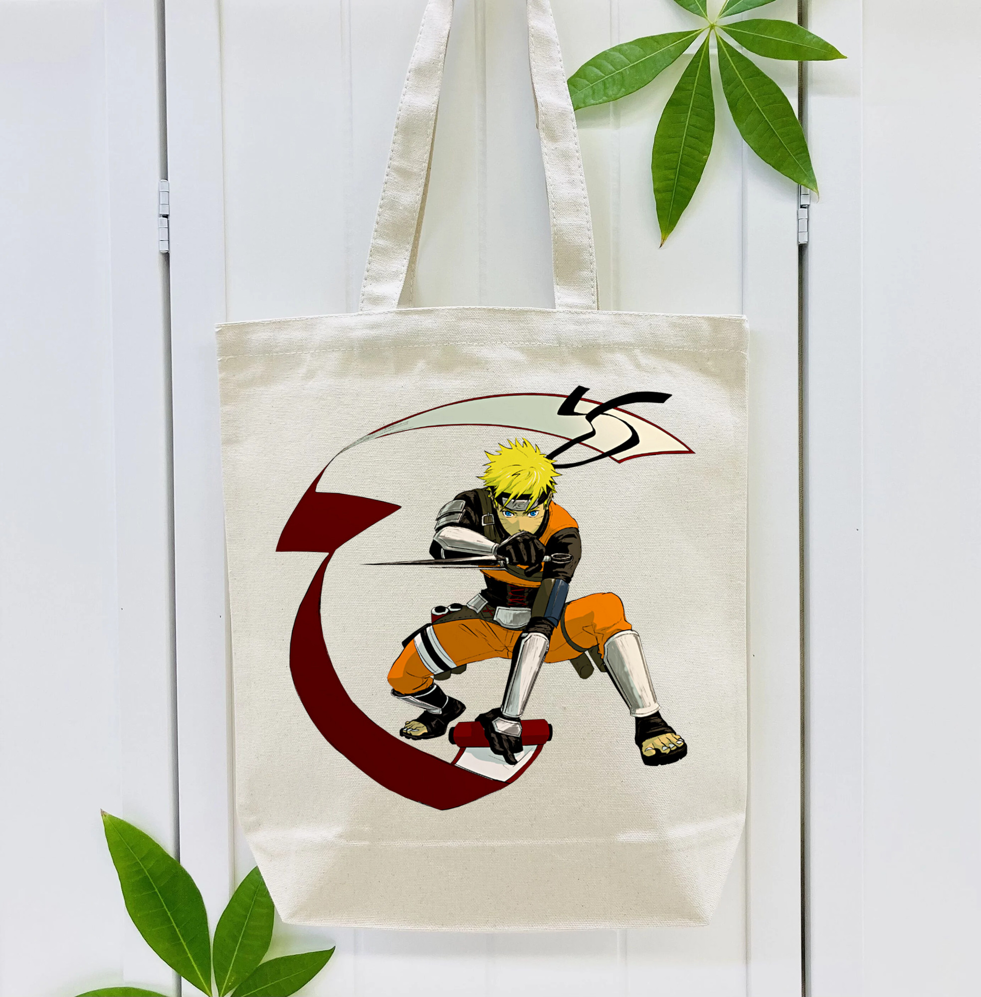 NARUTO -ナルト- うずまき ナルト Uzumaki Naruto 縦型キャンバス生地手提げバッグ　トートバッグ