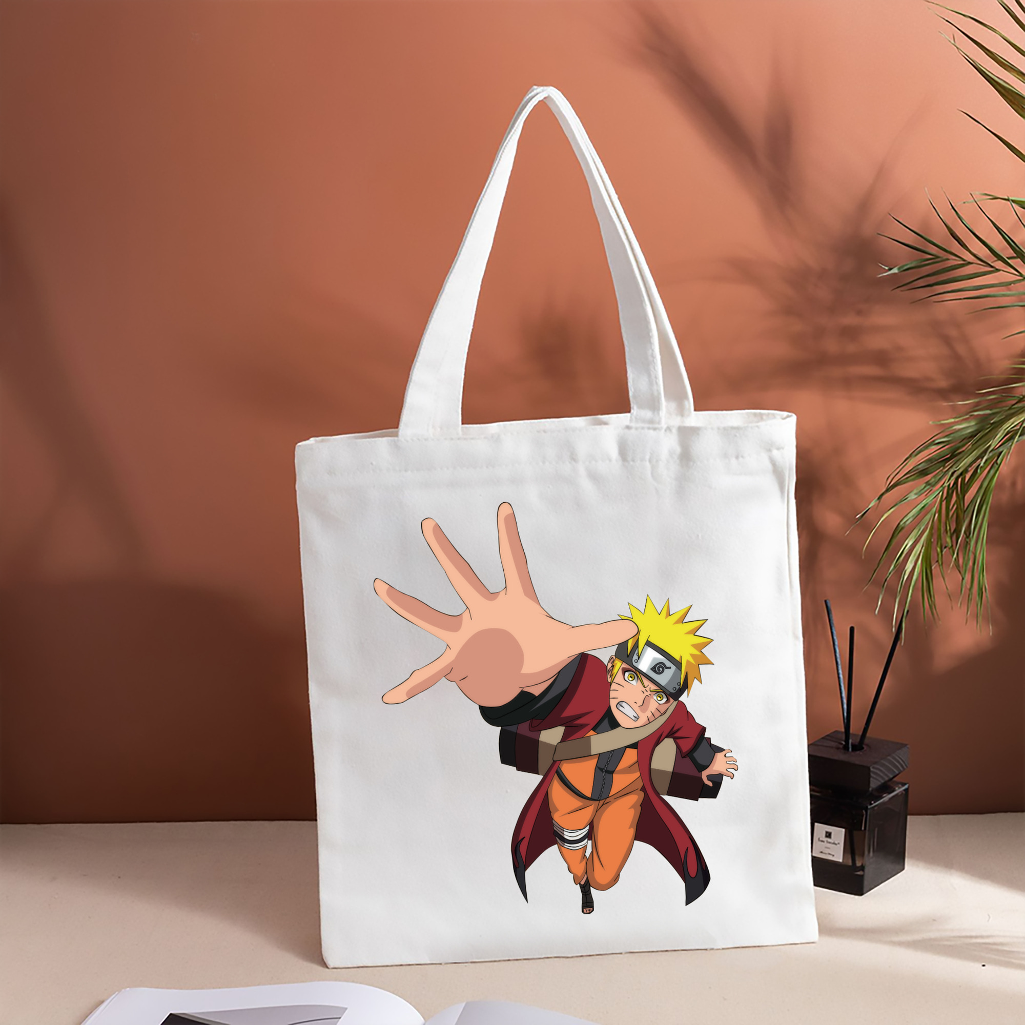 NARUTO -ナルト- うずまき ナルト Uzumaki Naruto 縦型キャンバス生地手提げバッグ　トートバッグ