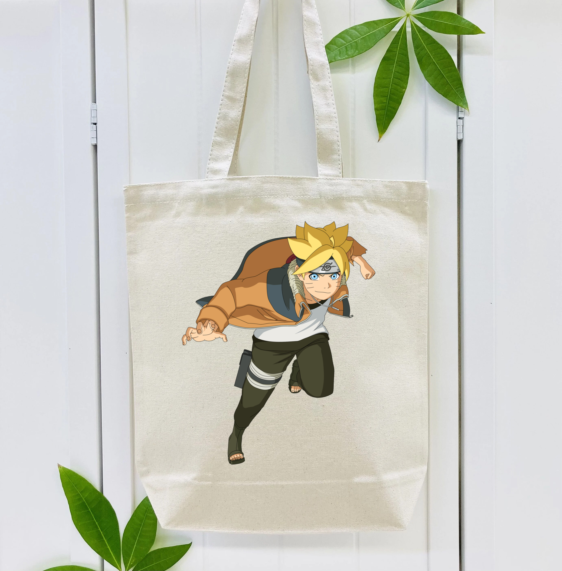 NARUTO -ナルト- うずまき ナルト Uzumaki Naruto 縦型キャンバス生地手提げバッグ　トートバッグ
