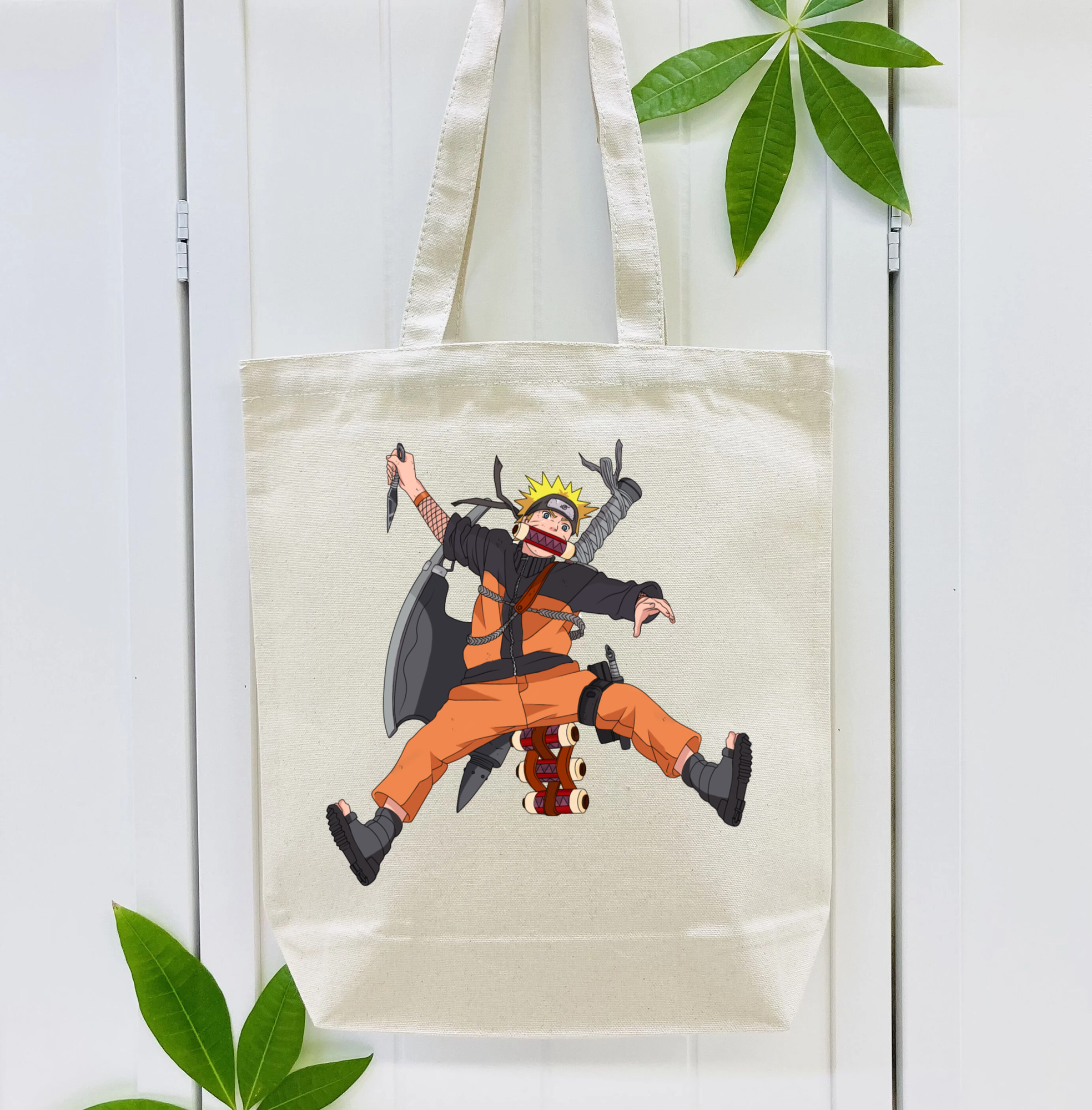 NARUTO -ナルト- うずまき ナルト Uzumaki Naruto 縦型キャンバス生地手提げバッグ　トートバッグ