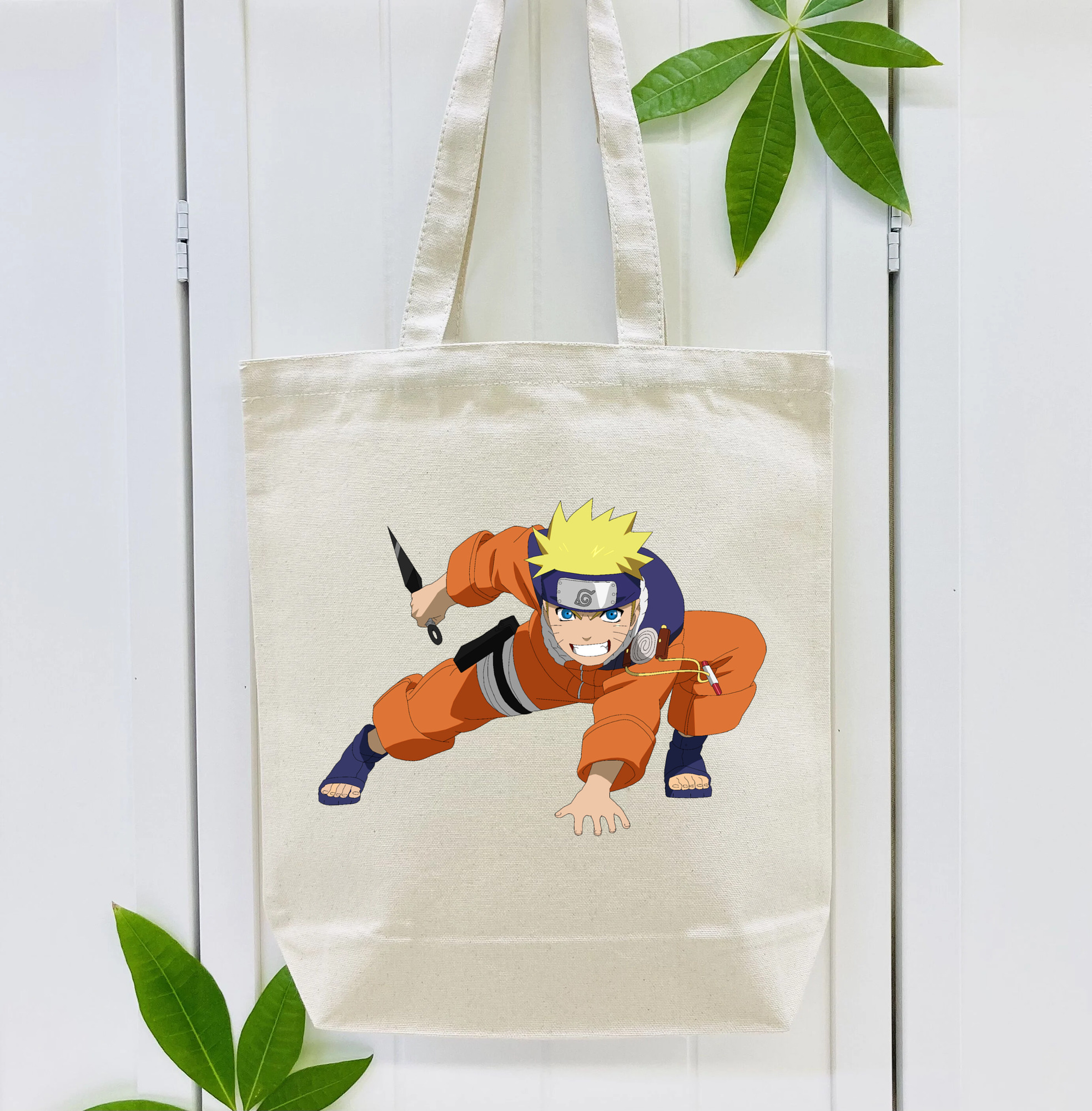 NARUTO -ナルト- うずまき ナルト Uzumaki Naruto 縦型キャンバス生地手提げバッグ　トートバッグ