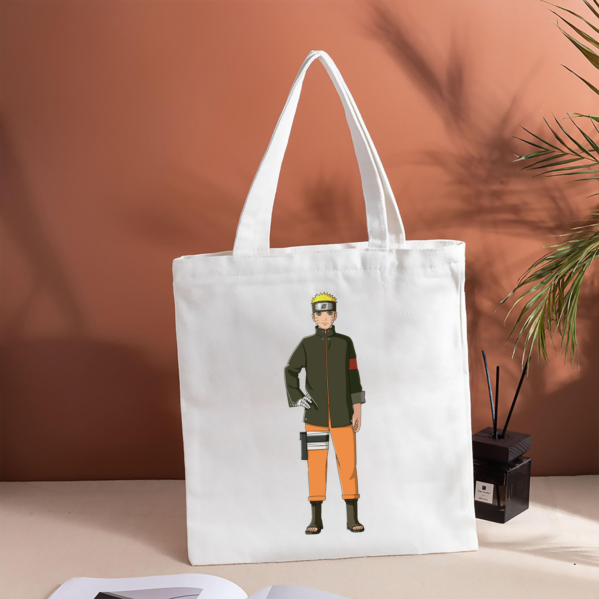 NARUTO -ナルト- うずまき ナルト Uzumaki Naruto 縦型キャンバス生地手提げバッグ　トートバッグ