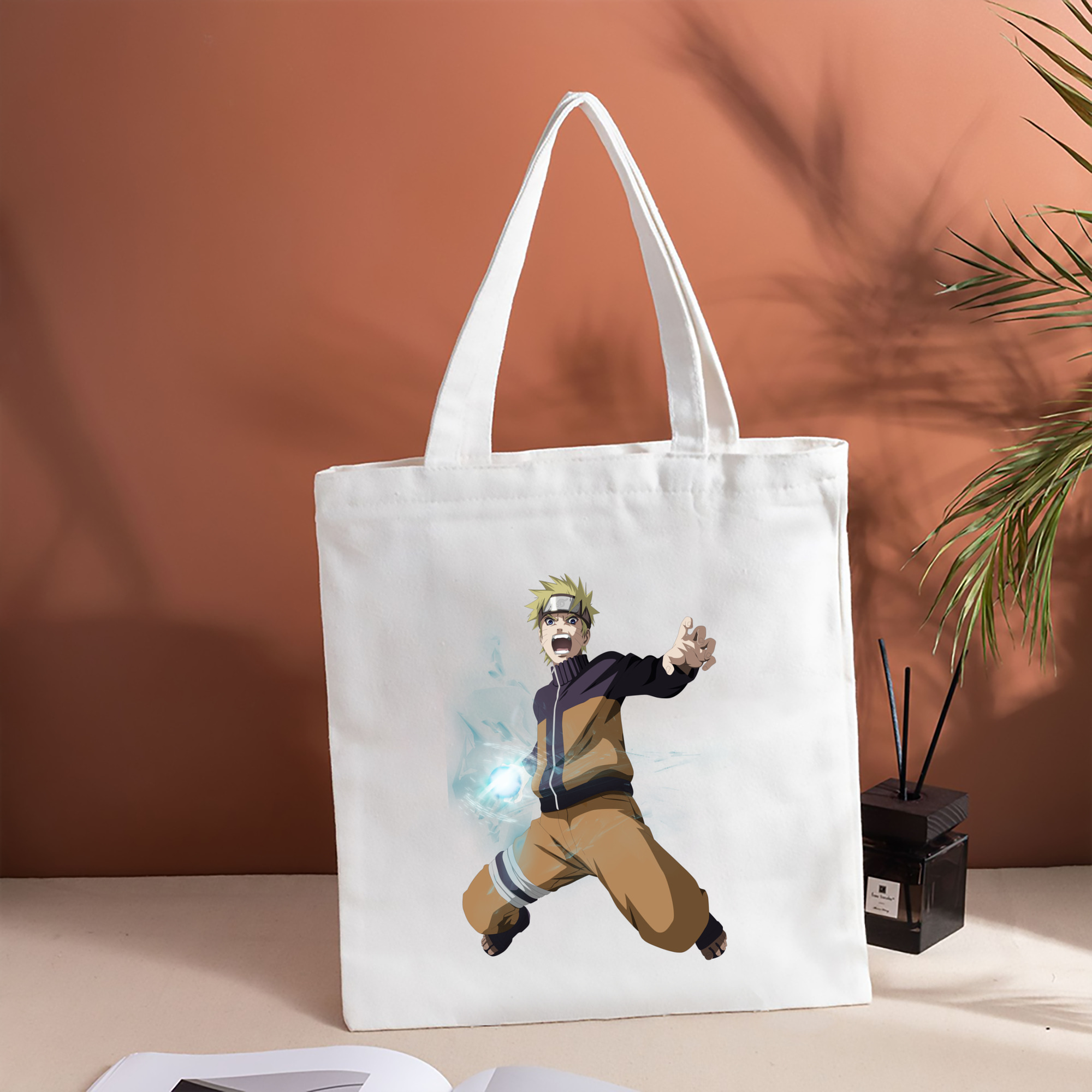 NARUTO -ナルト- うずまき ナルト Uzumaki Naruto 縦型キャンバス生地手提げバッグ　トートバッグ