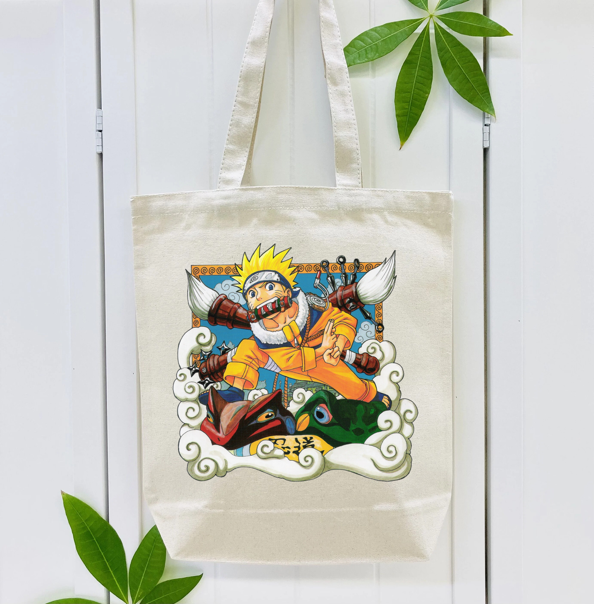 NARUTO -ナルト- うずまき ナルト Uzumaki Naruto 縦型キャンバス生地手提げバッグ　トートバッグ