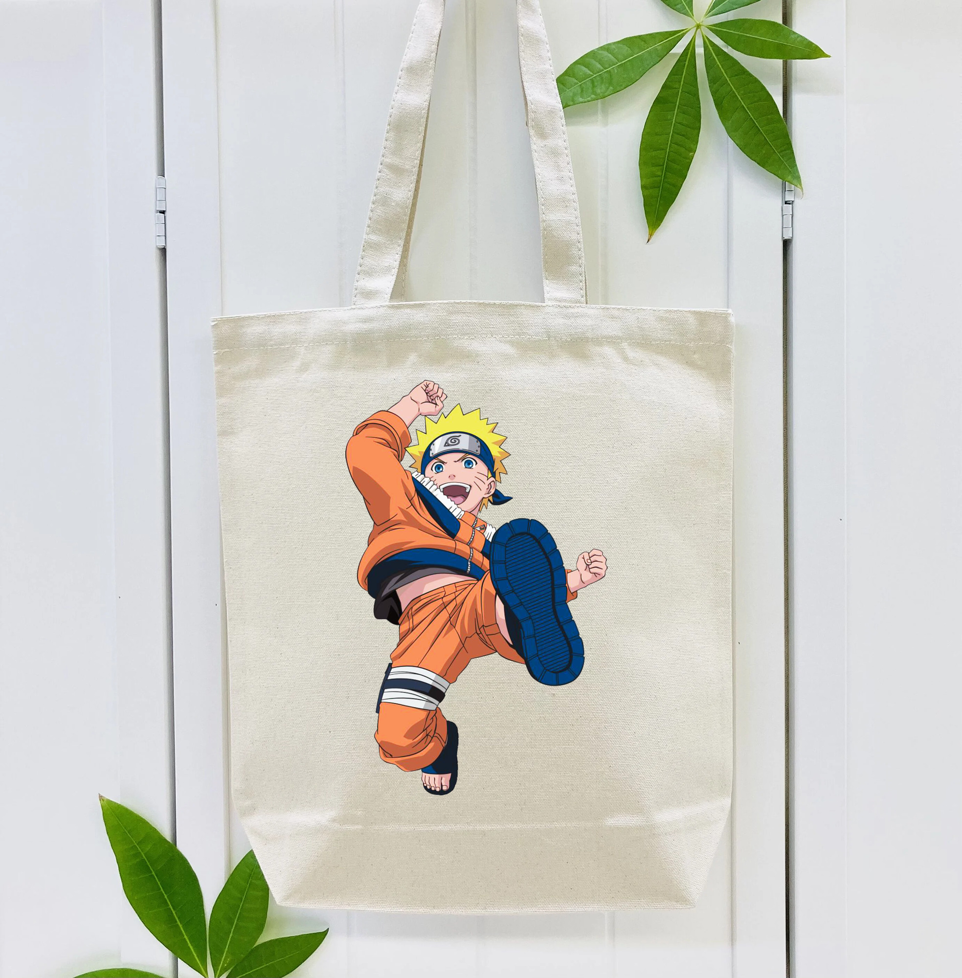 NARUTO -ナルト- うずまき ナルト Uzumaki Naruto 縦型キャンバス生地手提げバッグ　トートバッグ