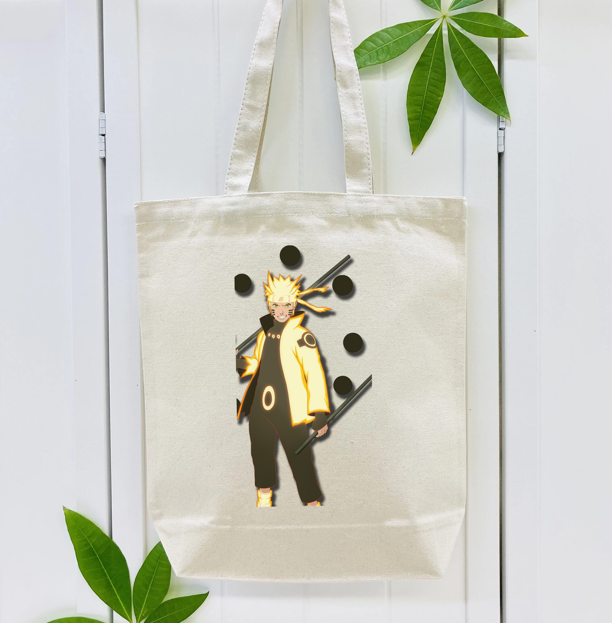 NARUTO -ナルト- うずまき ナルト Uzumaki Naruto 縦型キャンバス生地手提げバッグ　トートバッグ
