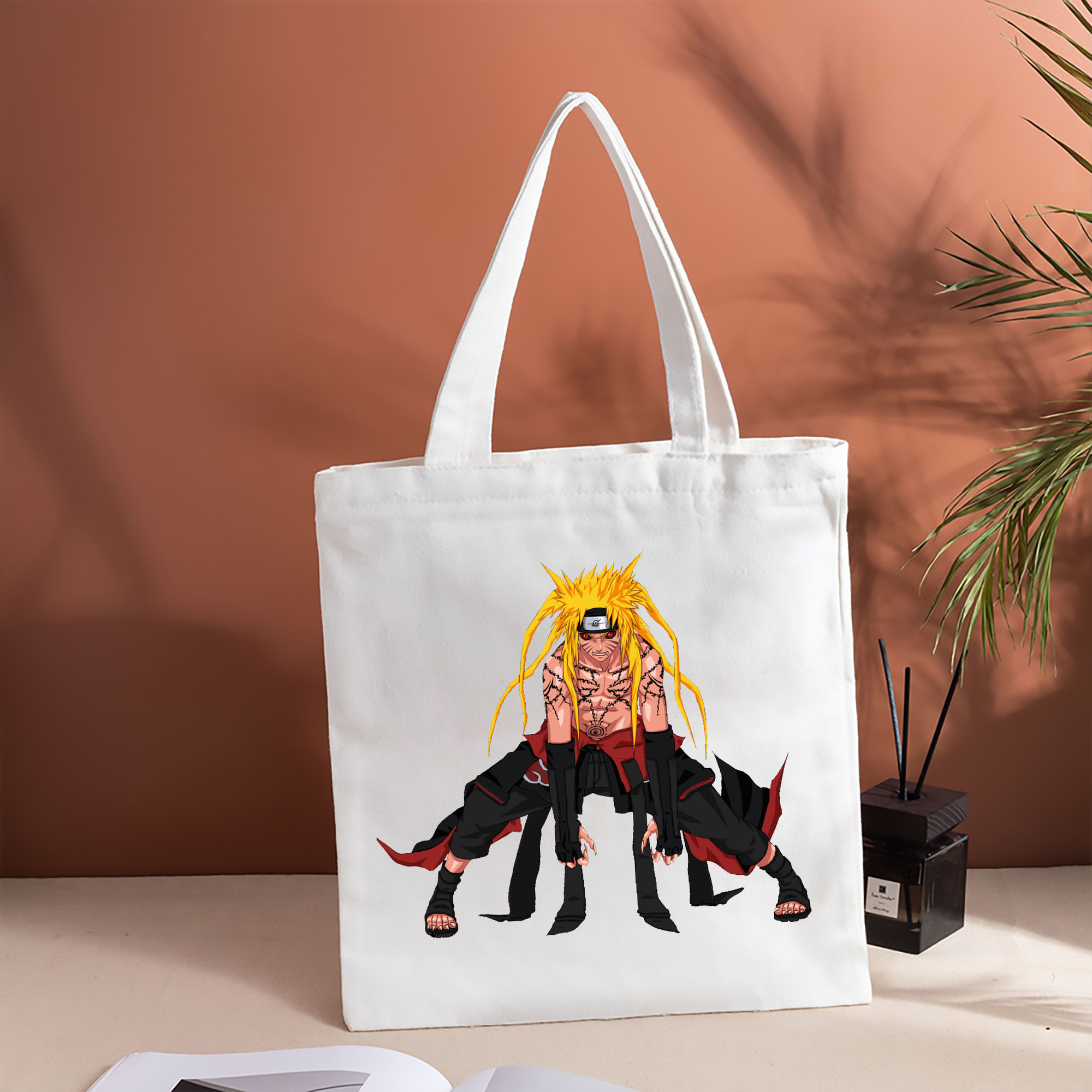 NARUTO -ナルト- うずまき ナルト Uzumaki Naruto 縦型キャンバス生地手提げバッグ　トートバッグ