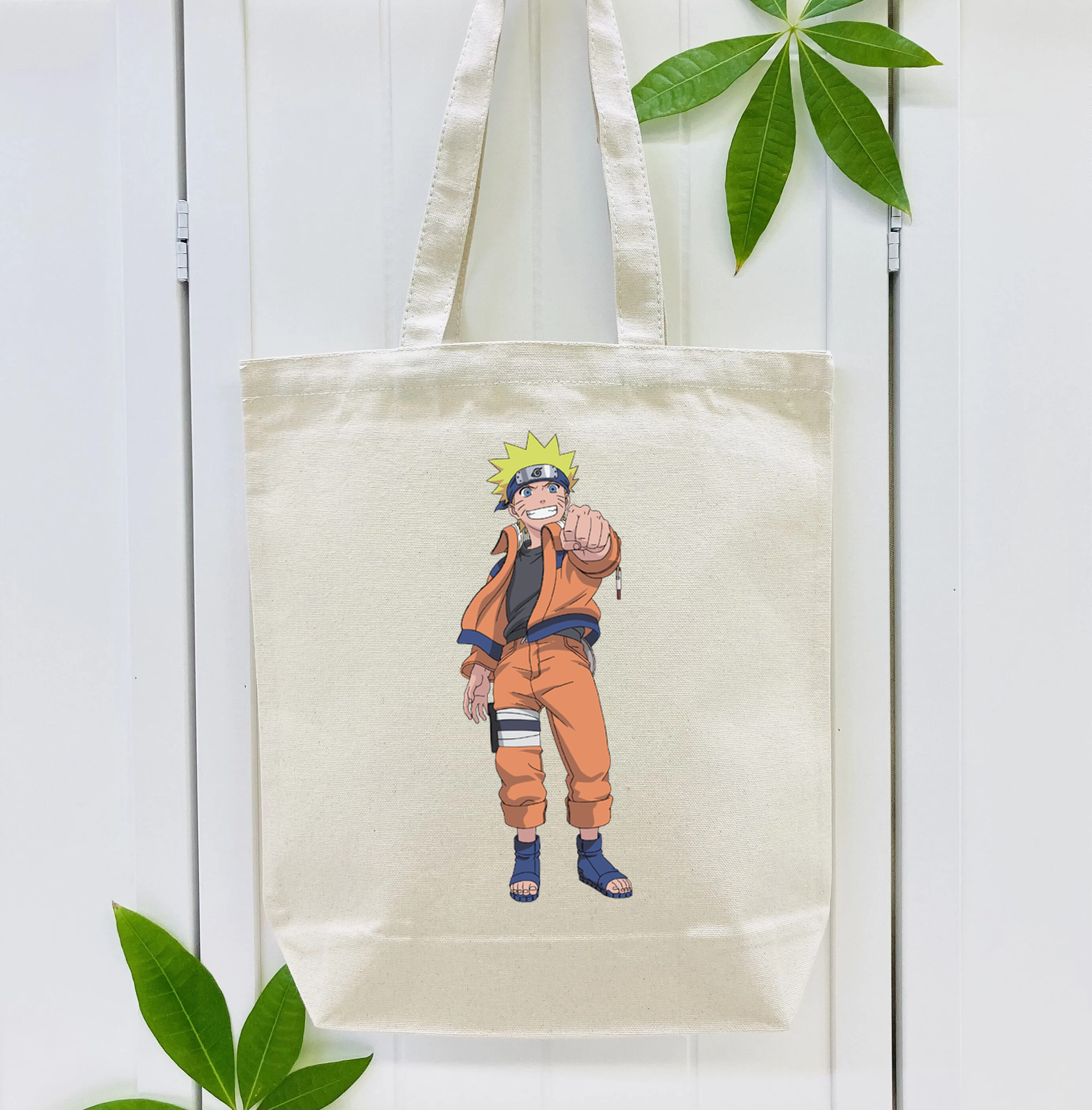 NARUTO -ナルト- うずまき ナルト Uzumaki Naruto 縦型キャンバス生地手提げバッグ　トートバッグ