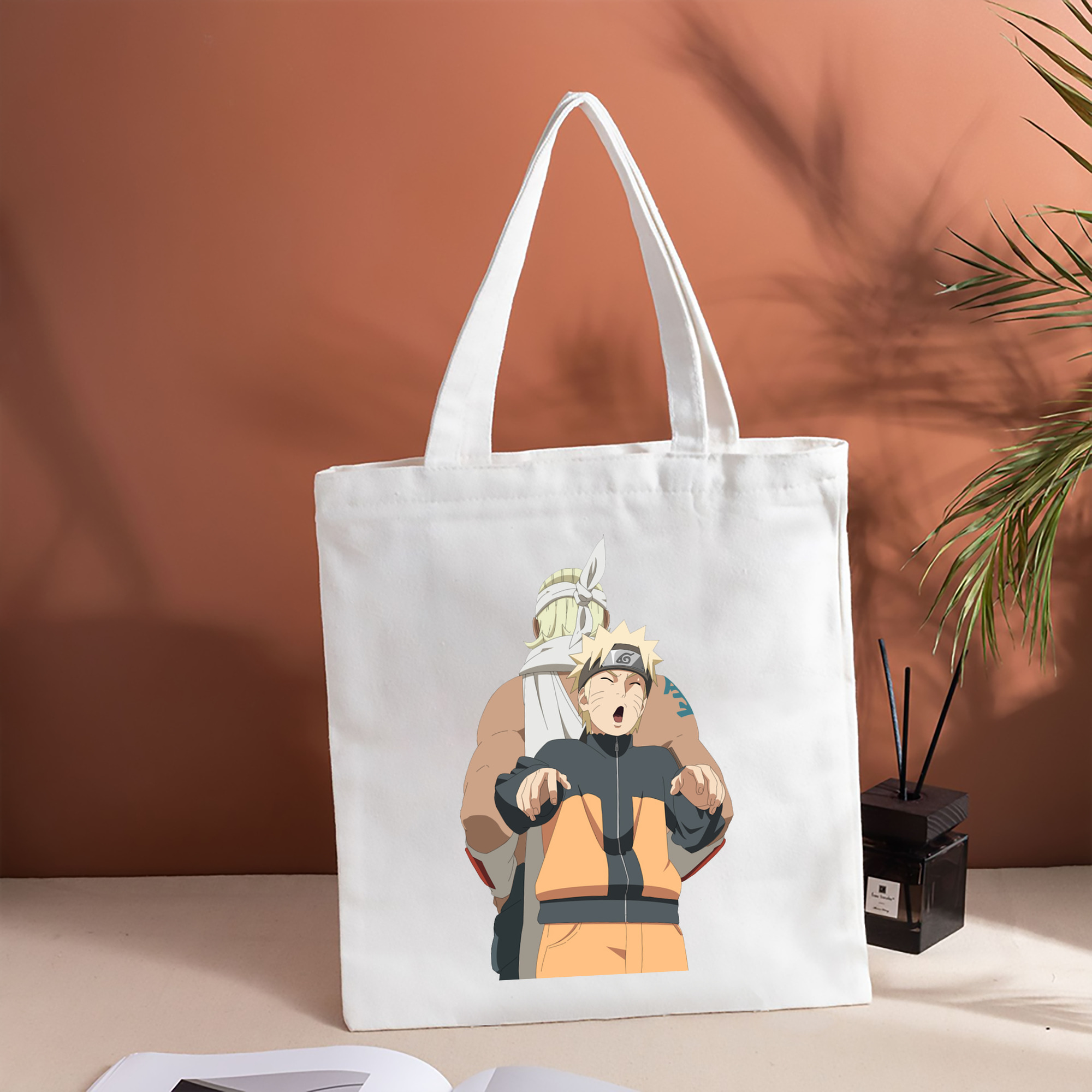 NARUTO -ナルト- うずまき ナルト Uzumaki Naruto 縦型キャンバス生地手提げバッグ　トートバッグ