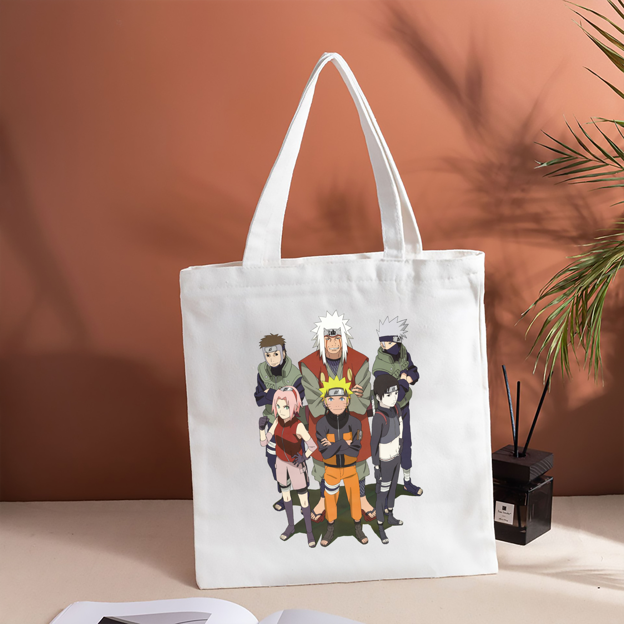 NARUTO -ナルト- うずまき ナルト Uzumaki Naruto 縦型キャンバス生地手提げバッグ　トートバッグ