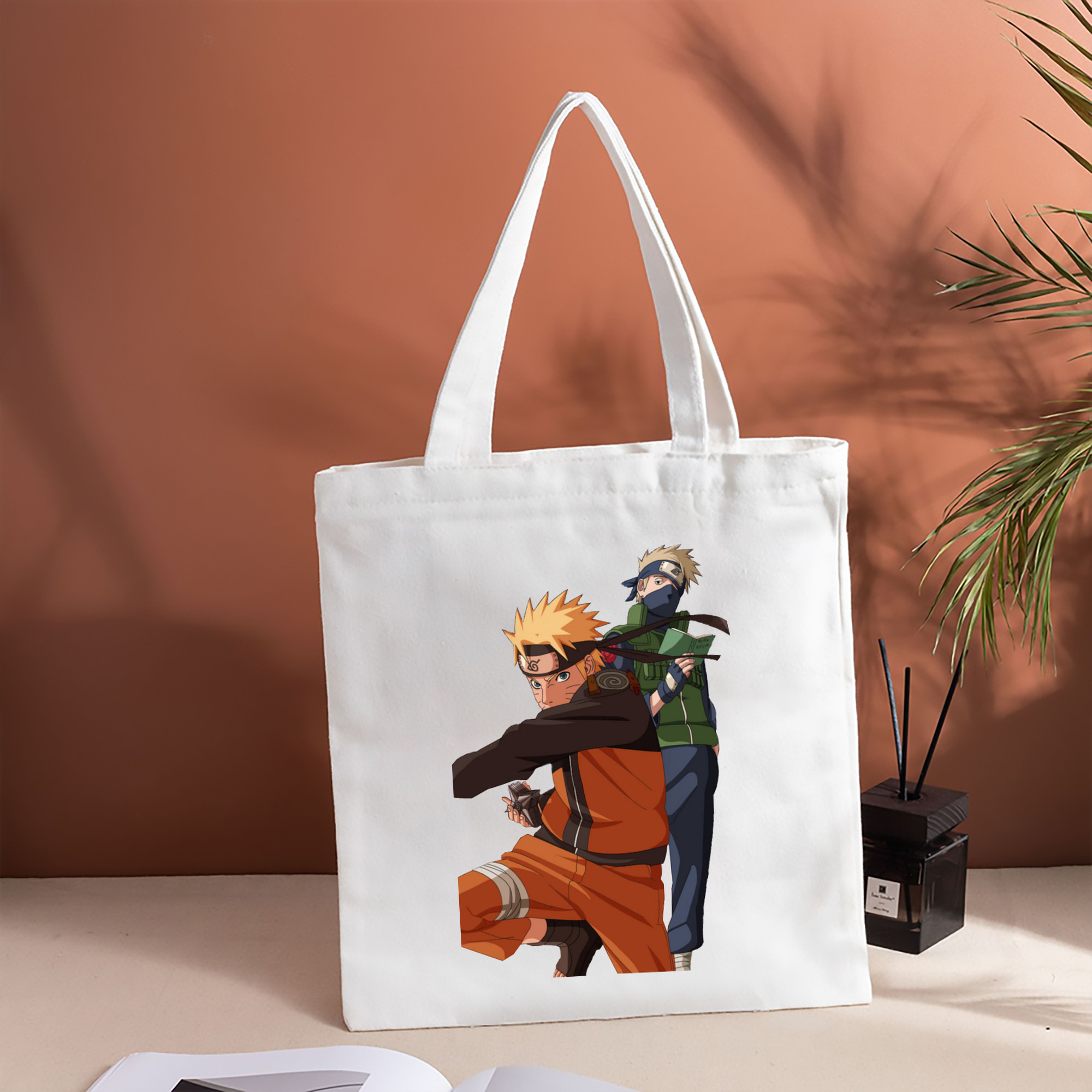 NARUTO -ナルト- うずまき ナルト Uzumaki Naruto 縦型キャンバス生地手提げバッグ　トートバッグ