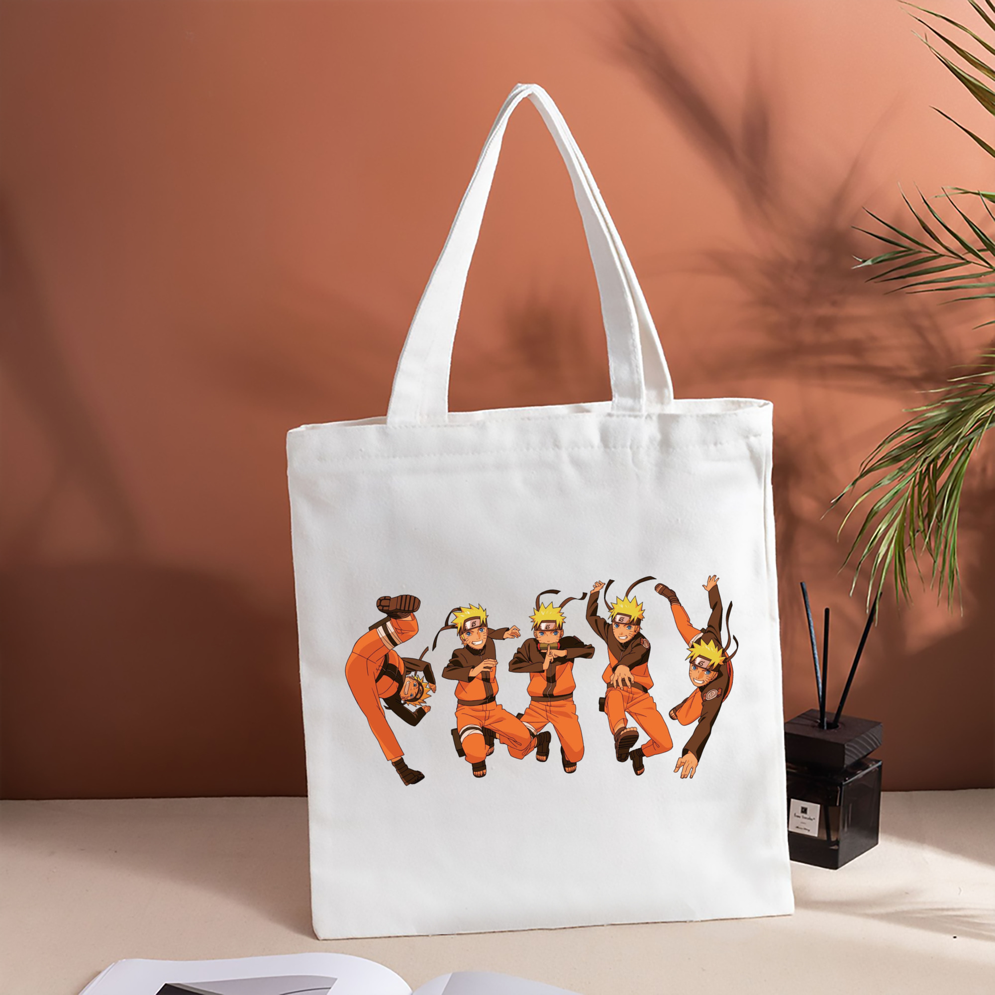 NARUTO -ナルト- うずまき ナルト Uzumaki Naruto 縦型キャンバス生地手提げバッグ　トートバッグ