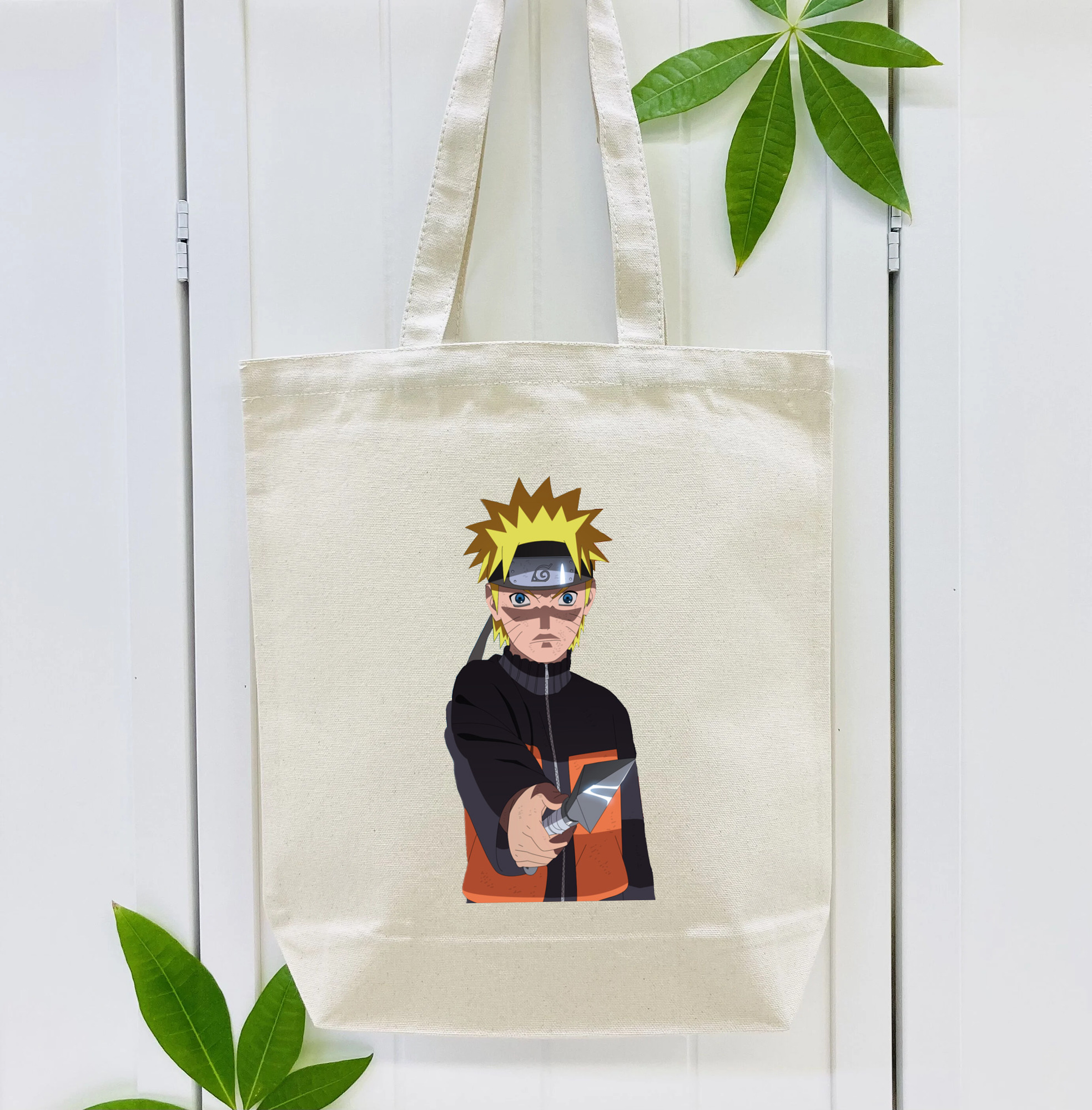NARUTO -ナルト- うずまき ナルト Uzumaki Naruto 縦型キャンバス生地手提げバッグ　トートバッグ