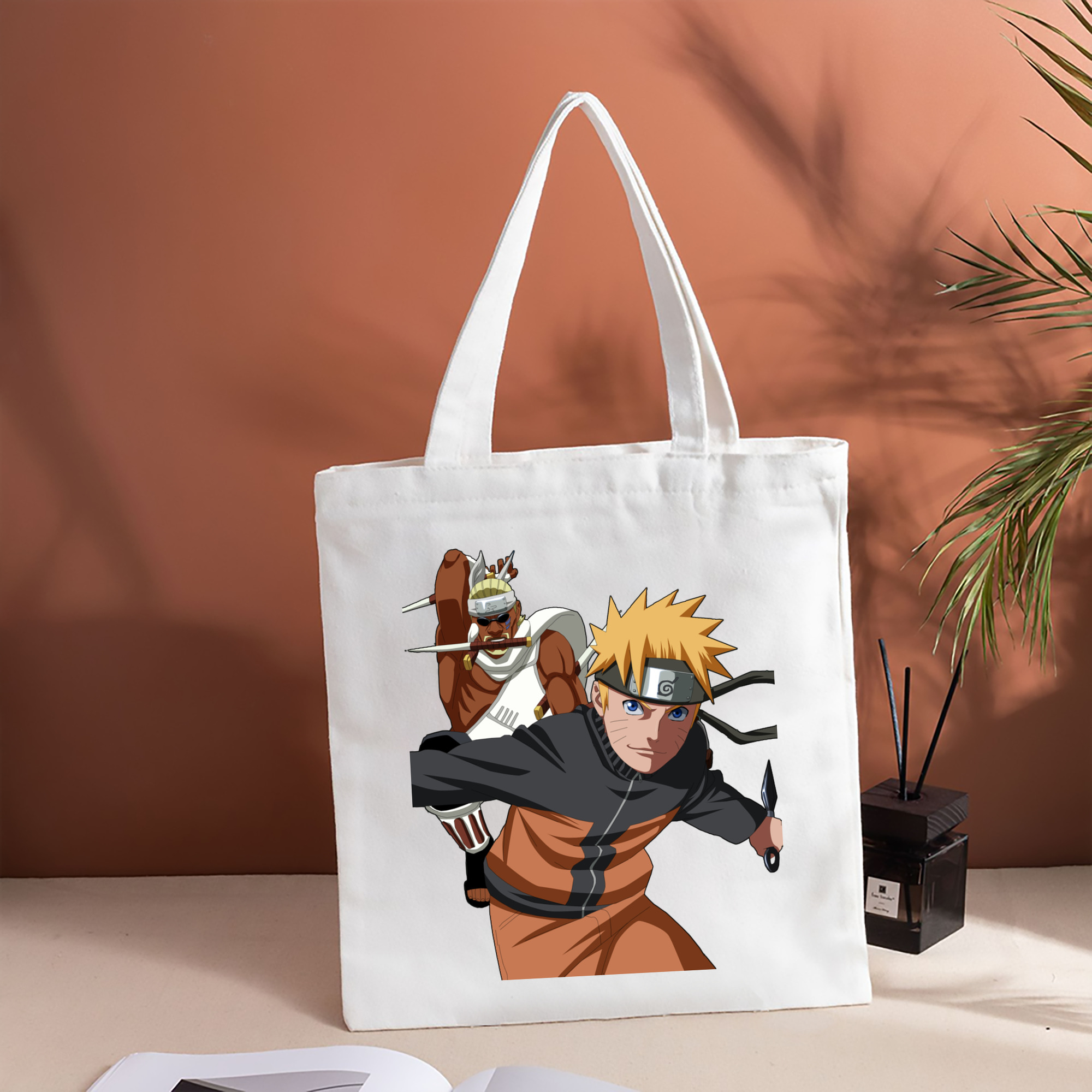 NARUTO -ナルト- うずまき ナルト Uzumaki Naruto 縦型キャンバス生地手提げバッグ　トートバッグ