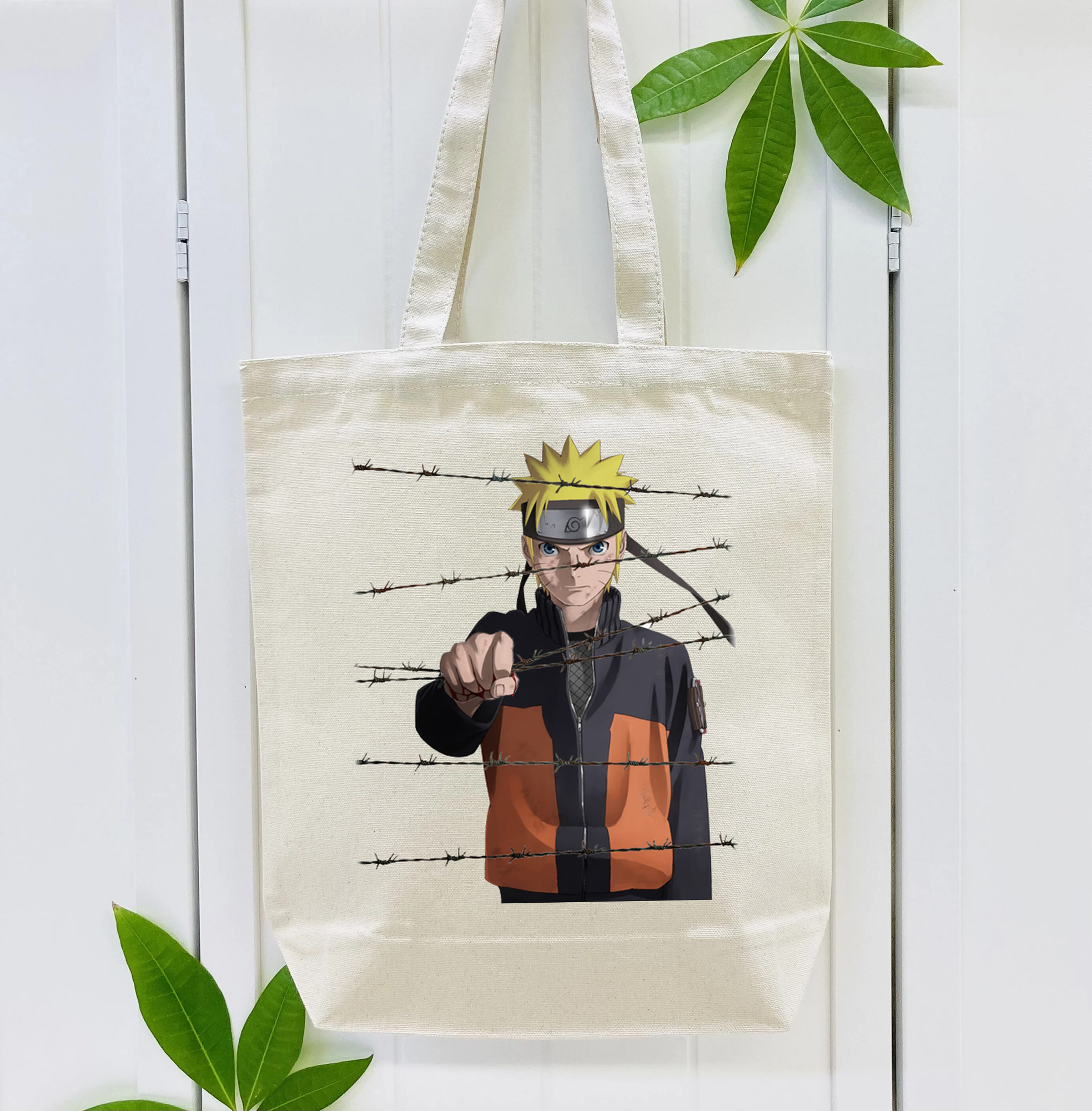 NARUTO -ナルト- うずまき ナルト Uzumaki Naruto 縦型キャンバス生地手提げバッグ　トートバッグ