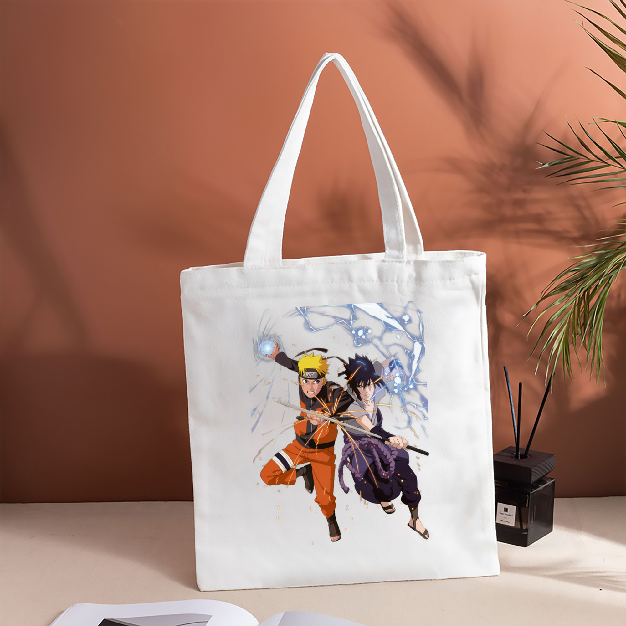 NARUTO -ナルト- うずまき ナルト Uzumaki Naruto 縦型キャンバス生地手提げバッグ　トートバッグ