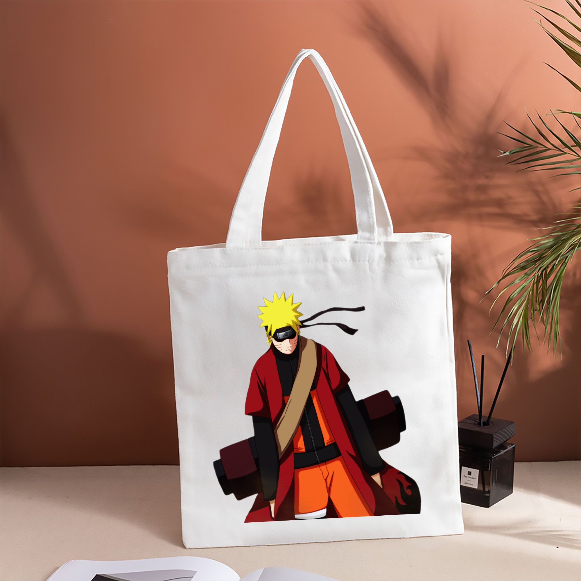 NARUTO -ナルト- うずまき ナルト Uzumaki Naruto 縦型キャンバス生地手提げバッグ　トートバッグ