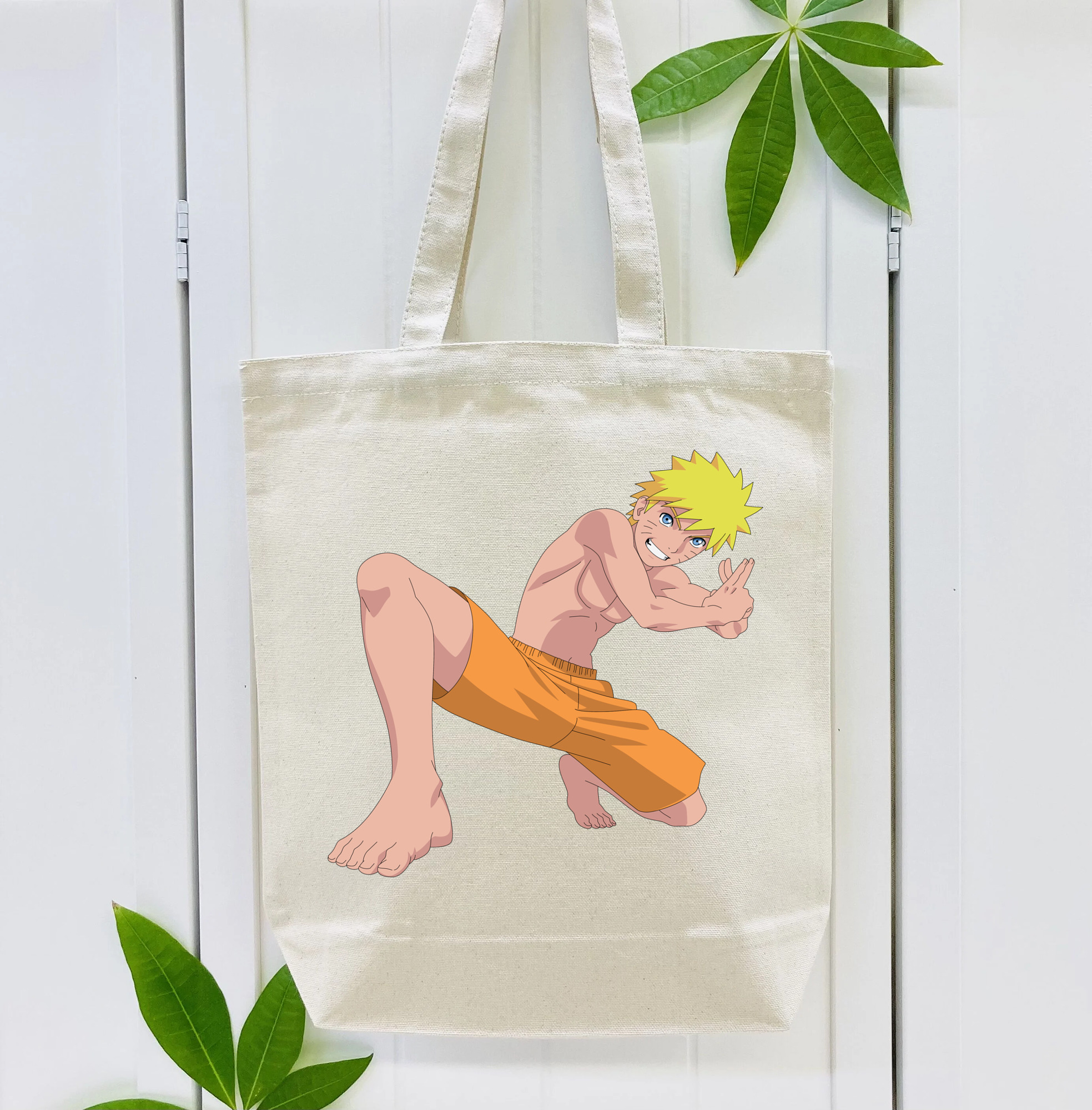 NARUTO -ナルト- うずまき ナルト Uzumaki Naruto 縦型キャンバス生地手提げバッグ　トートバッグ