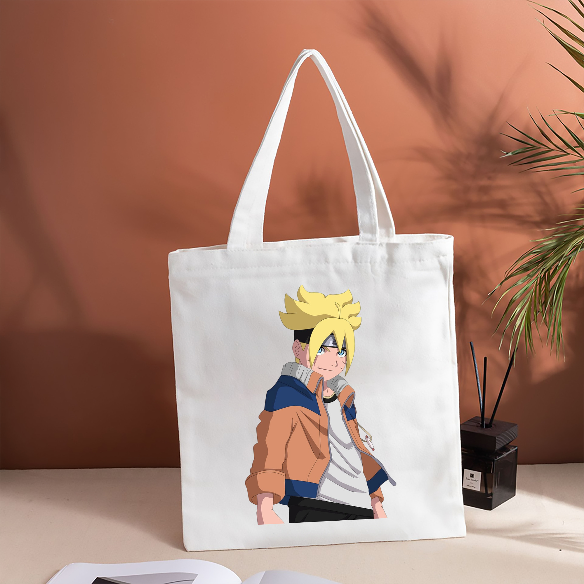 NARUTO -ナルト- うずまき ナルト Uzumaki Naruto 縦型キャンバス生地手提げバッグ　トートバッグ