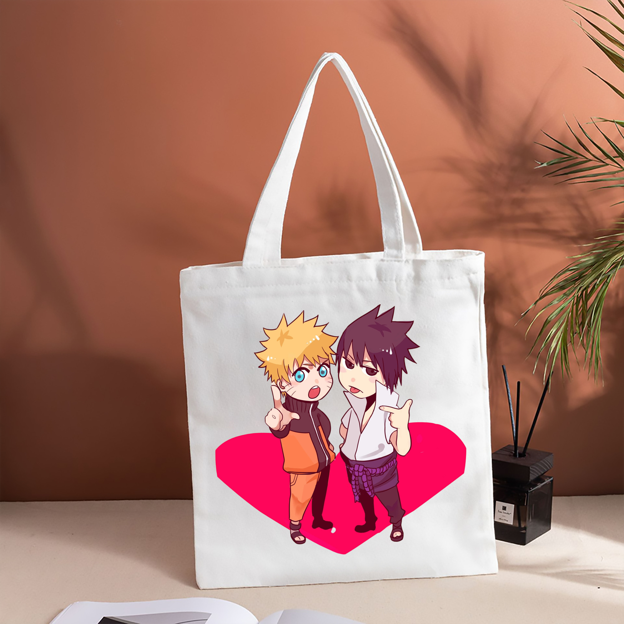NARUTO -ナルト- うずまき ナルト Uzumaki Naruto 縦型キャンバス生地手提げバッグ　トートバッグ