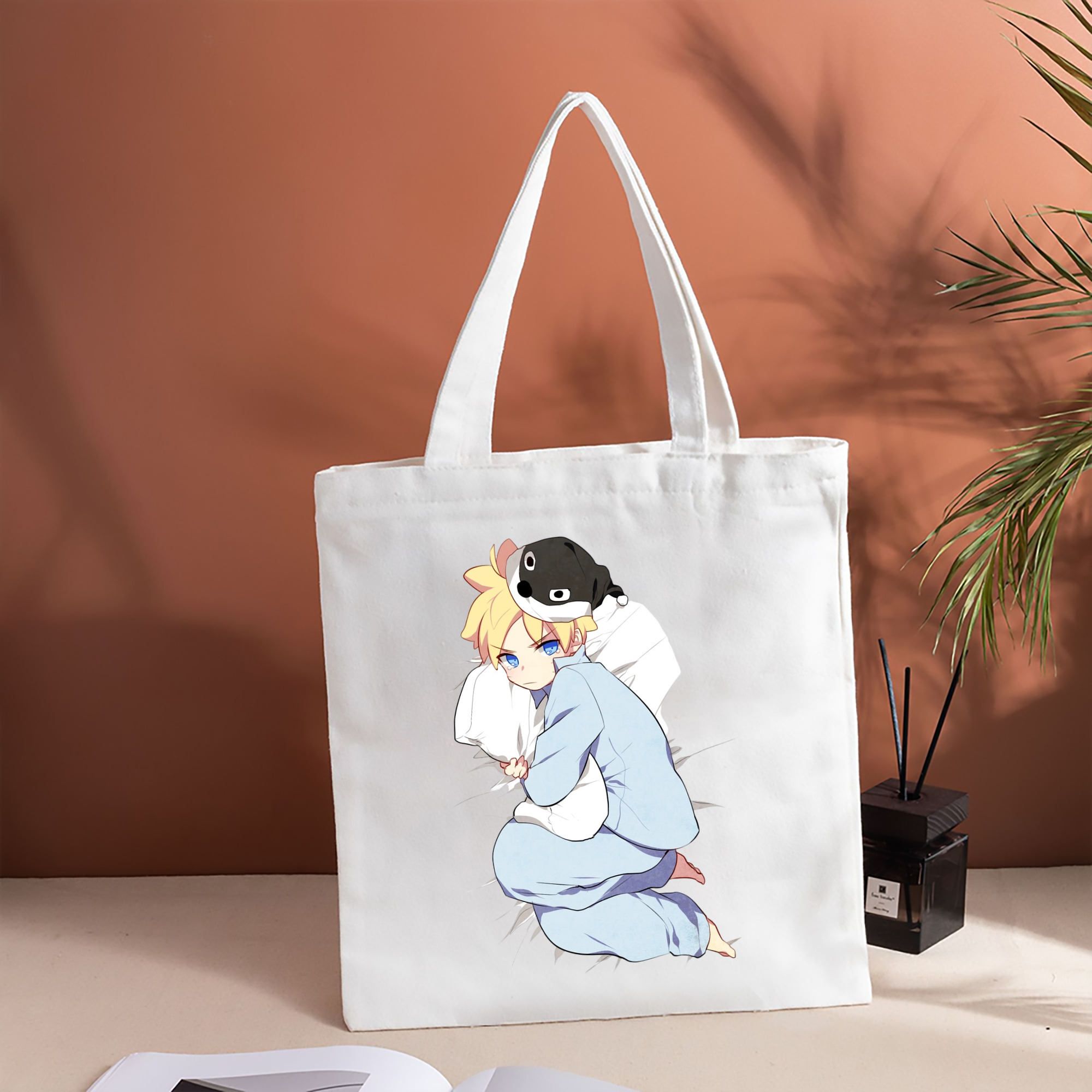 NARUTO -ナルト- うずまき ナルト Uzumaki Naruto 縦型キャンバス生地手提げバッグ　トートバッグ