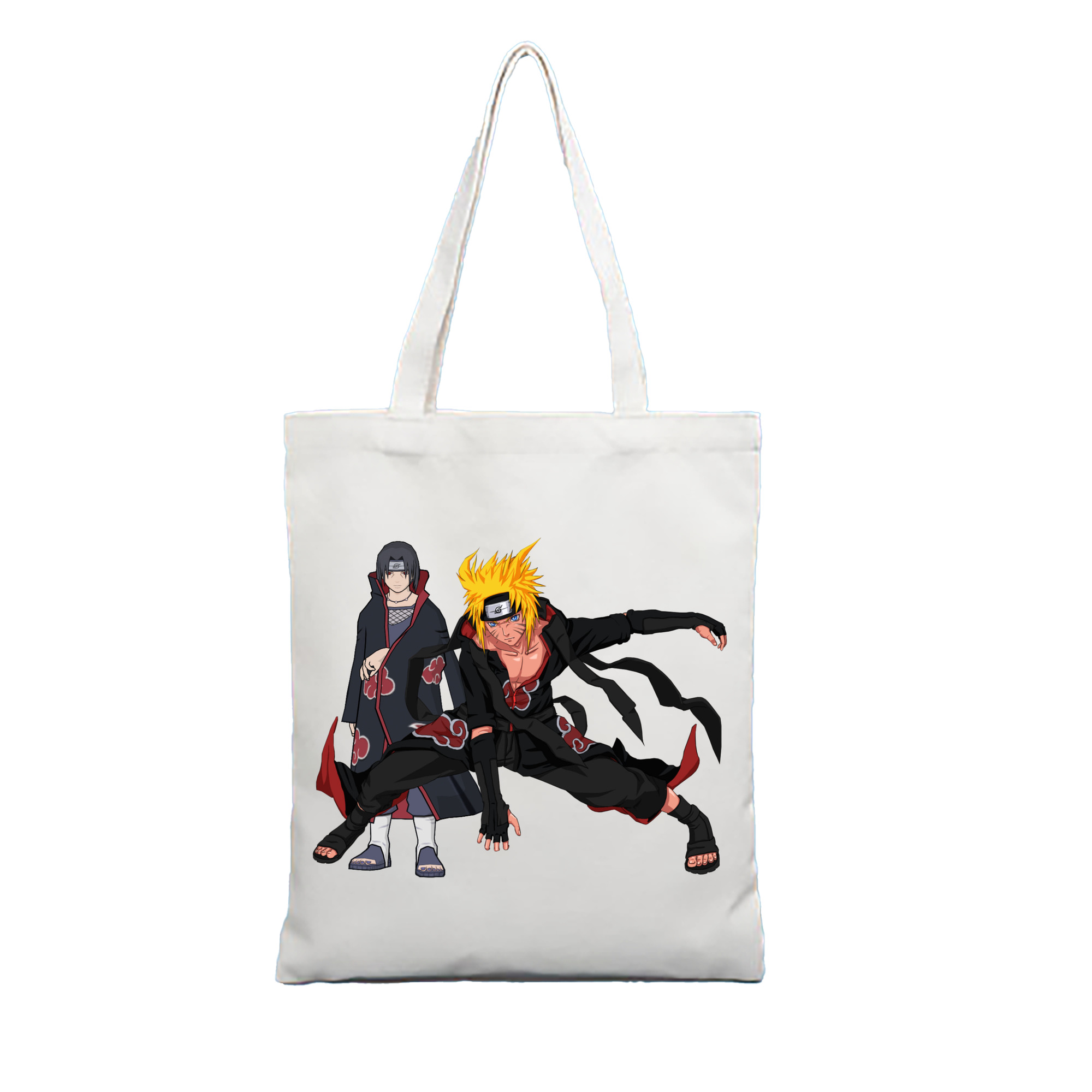 （画像用） NARUTO -ナルト- うずまき ナルト Uzumaki Naruto 縦型キャンバス生地手提げバッグ　トートバッグ