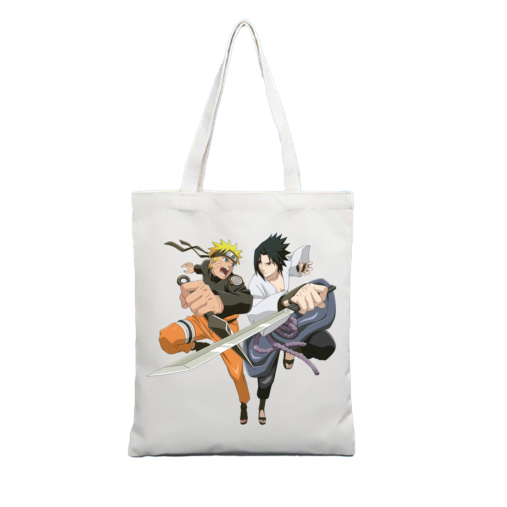 （画像用） NARUTO -ナルト- うずまき ナルト Uzumaki Naruto 縦型キャンバス生地手提げバッグ　トートバッグ