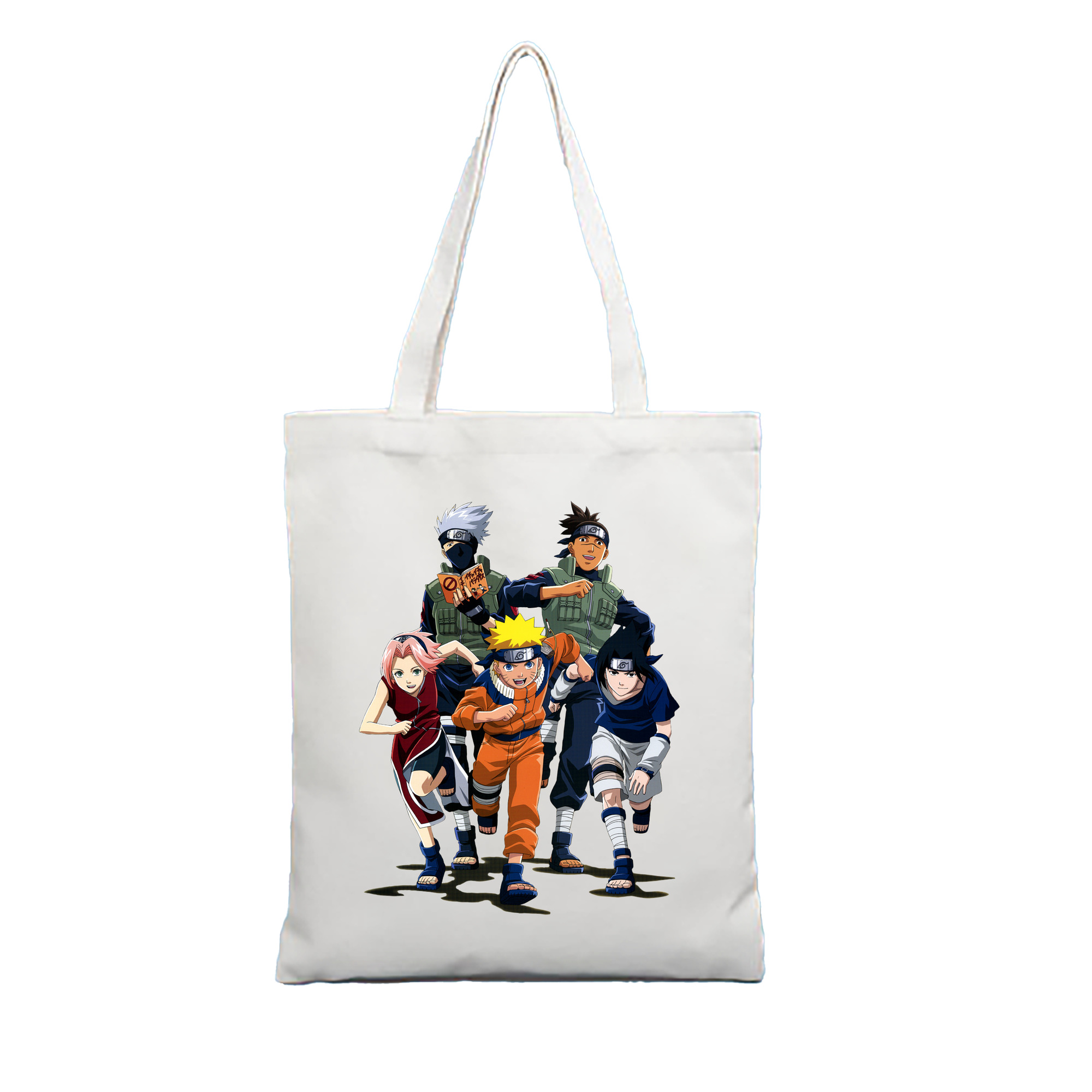（画像用） NARUTO -ナルト- うずまき ナルト Uzumaki Naruto 縦型キャンバス生地手提げバッグ　トートバッグ