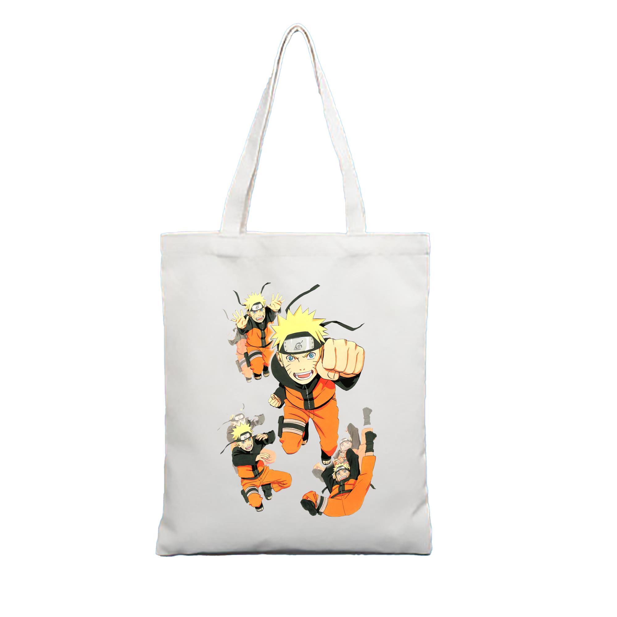 （画像用） NARUTO -ナルト- うずまき ナルト Uzumaki Naruto 縦型キャンバス生地手提げバッグ　トートバッグ