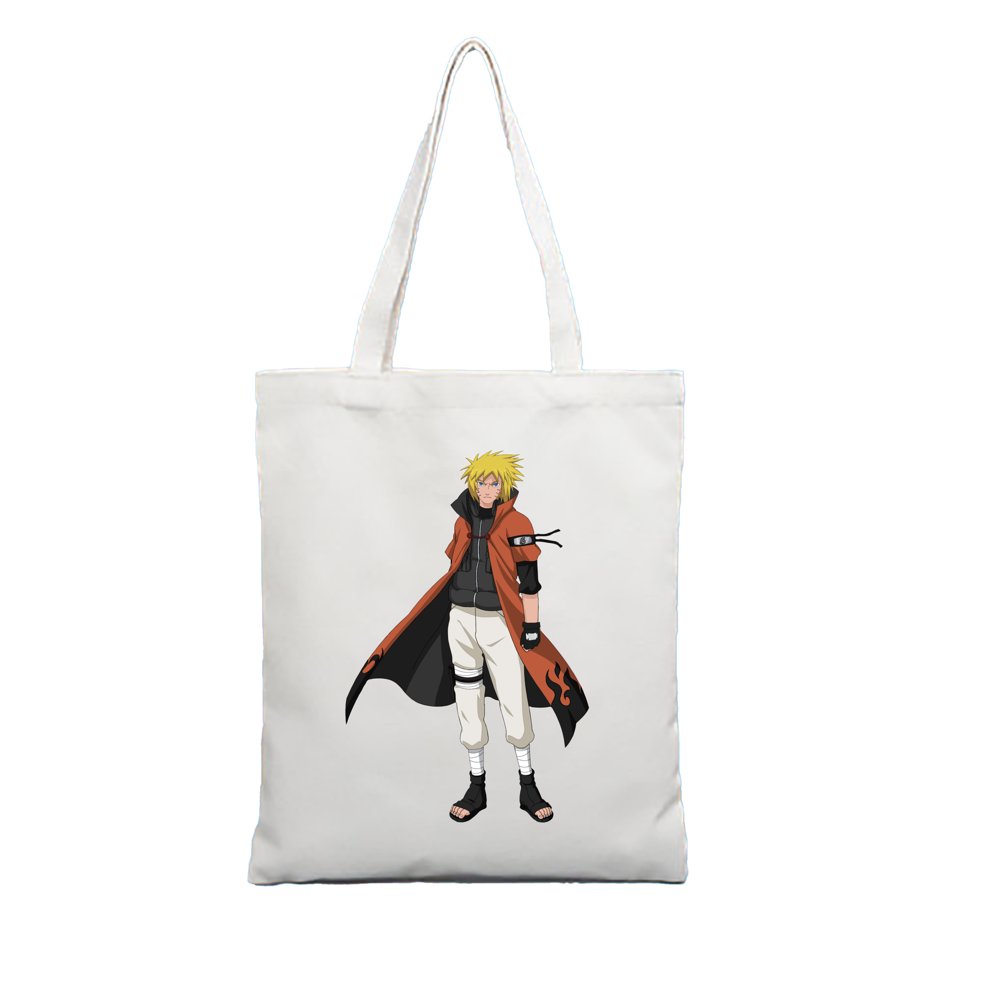 （画像用） NARUTO -ナルト- うずまき ナルト Uzumaki Naruto 縦型キャンバス生地手提げバッグ　トートバッグ
