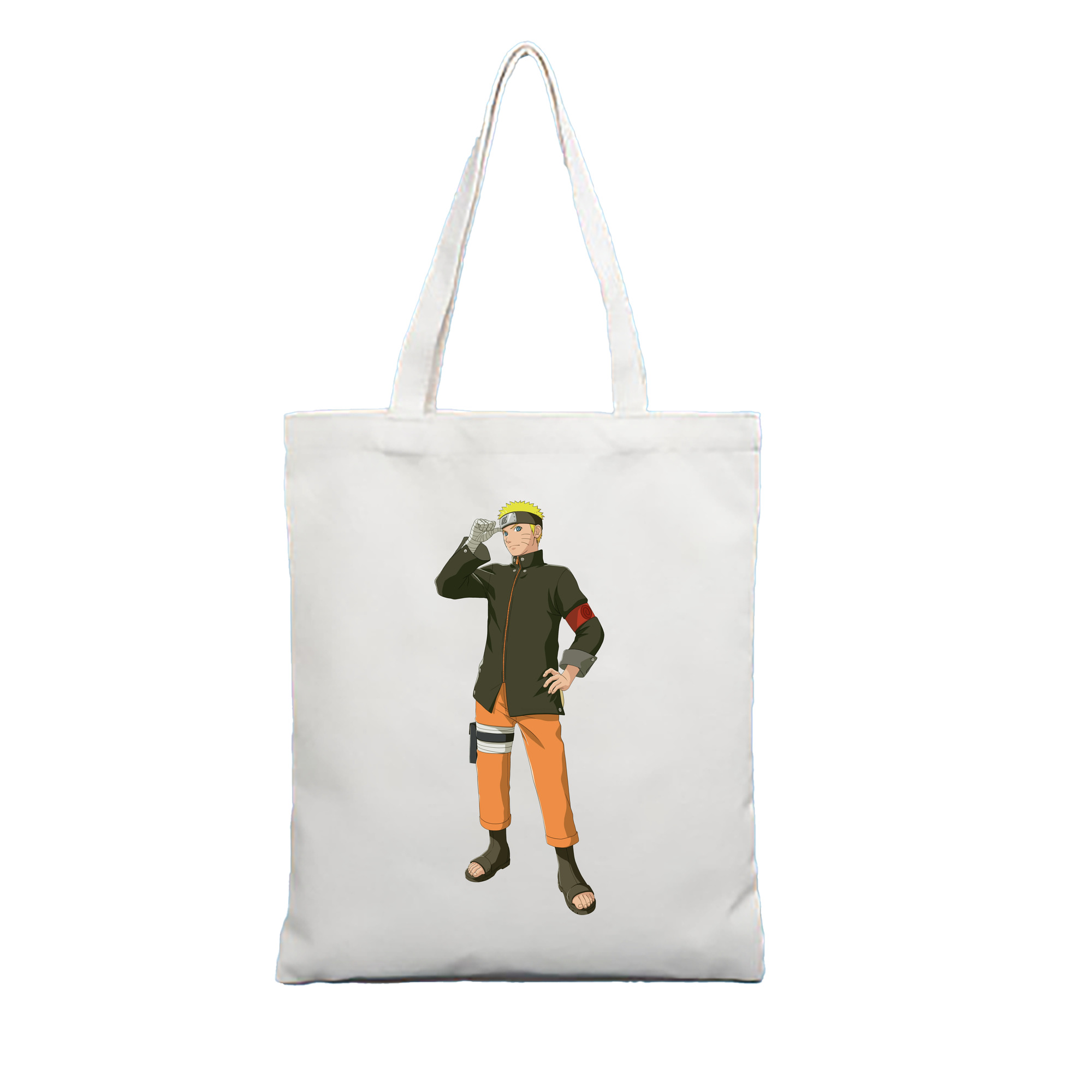 （画像用） NARUTO -ナルト- うずまき ナルト Uzumaki Naruto 縦型キャンバス生地手提げバッグ　トートバッグ