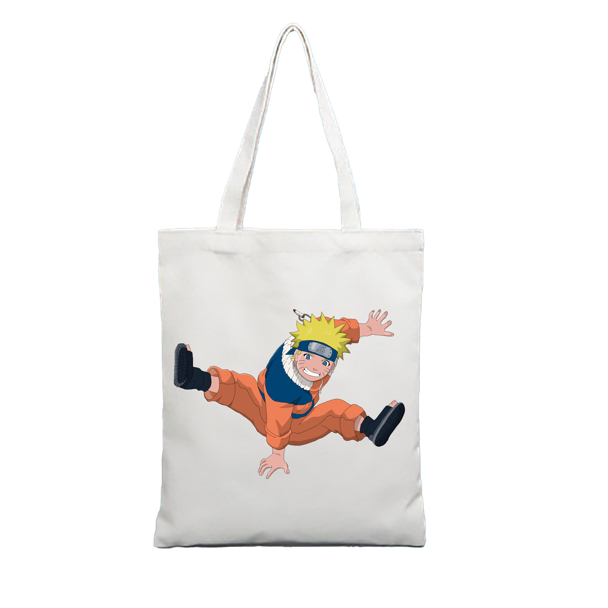 （画像用） NARUTO -ナルト- うずまき ナルト Uzumaki Naruto 縦型キャンバス生地手提げバッグ　トートバッグ