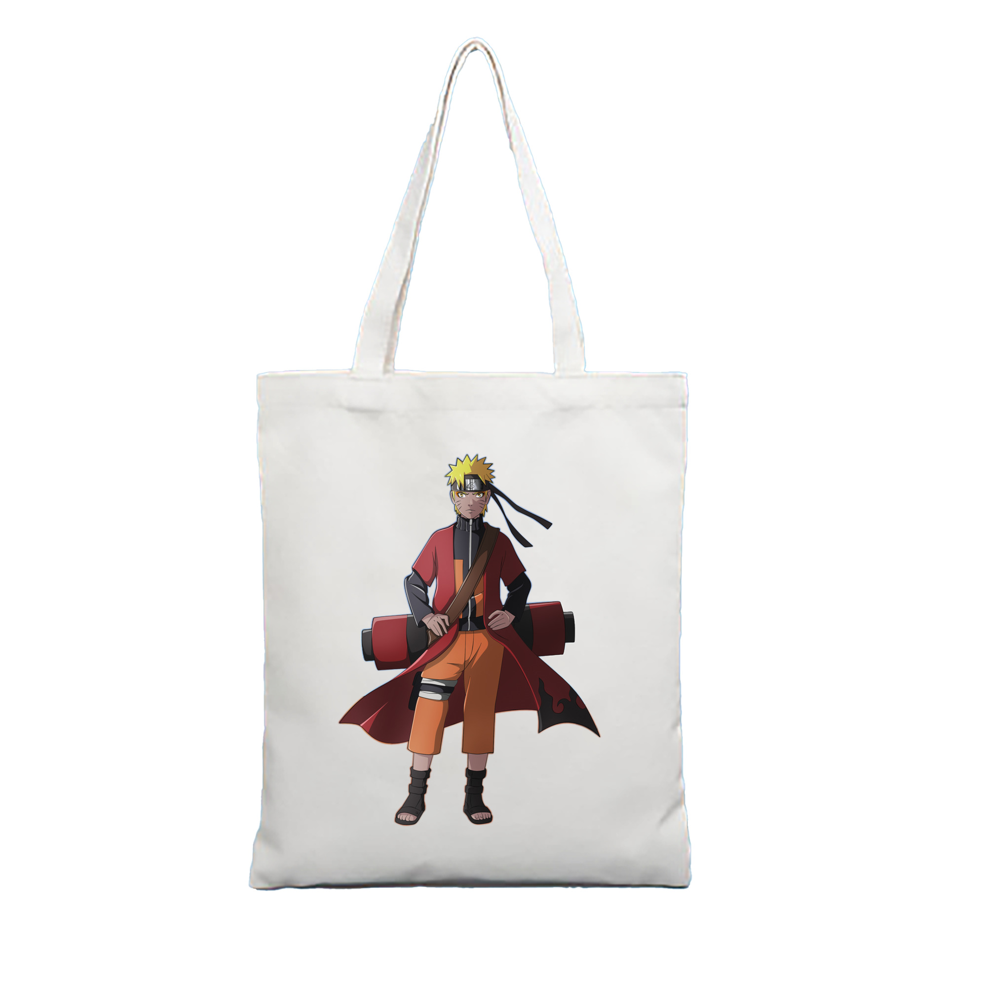 （画像用） NARUTO -ナルト- うずまき ナルト Uzumaki Naruto 縦型キャンバス生地手提げバッグ　トートバッグ