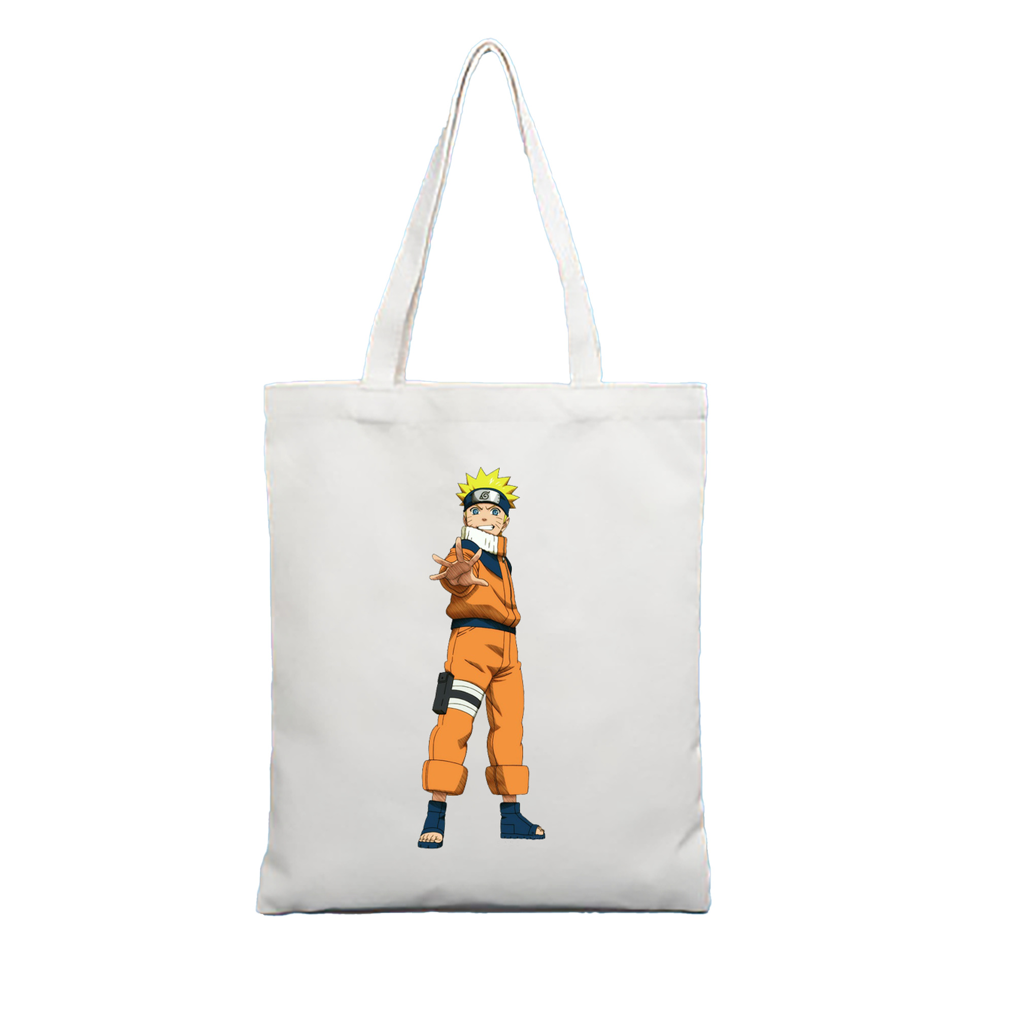 （画像用） NARUTO -ナルト- うずまき ナルト Uzumaki Naruto 縦型キャンバス生地手提げバッグ　トートバッグ