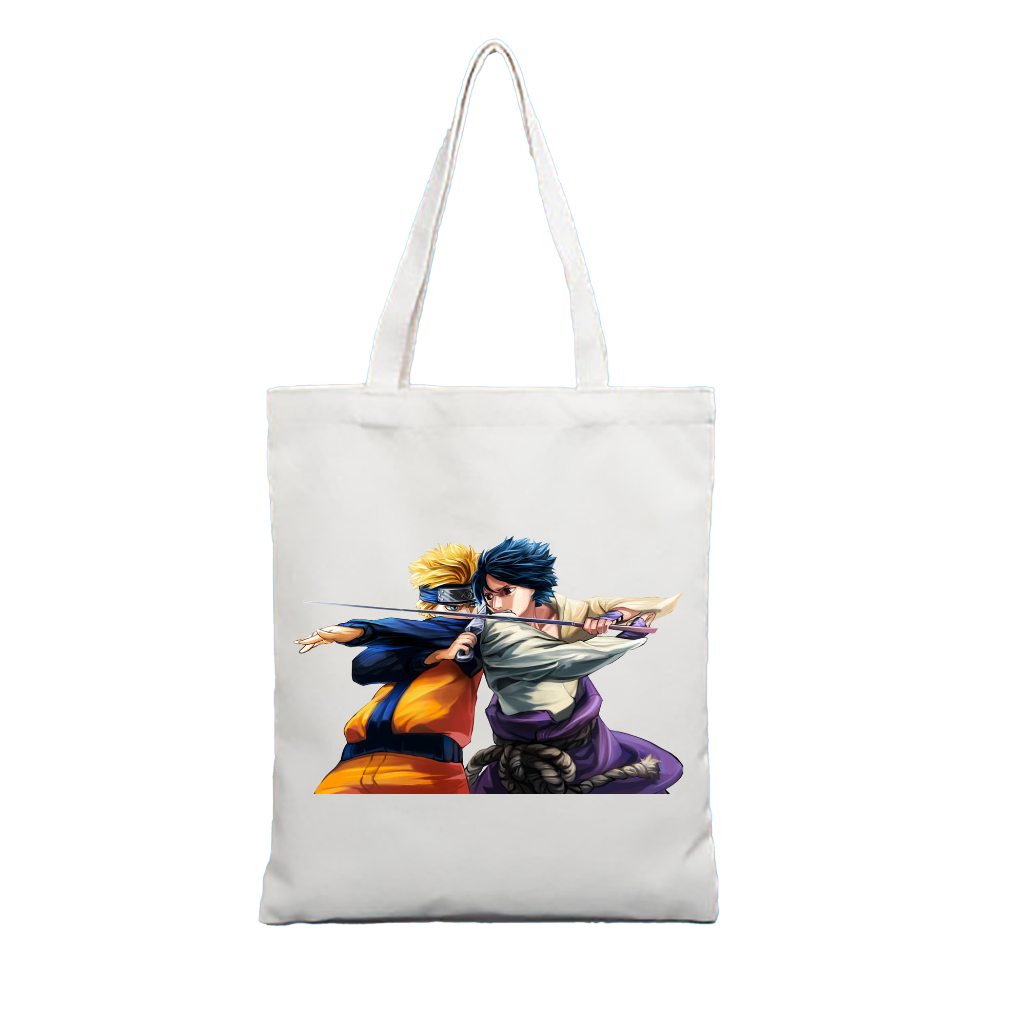 （画像用） NARUTO -ナルト- うずまき ナルト Uzumaki Naruto 縦型キャンバス生地手提げバッグ　トートバッグ
