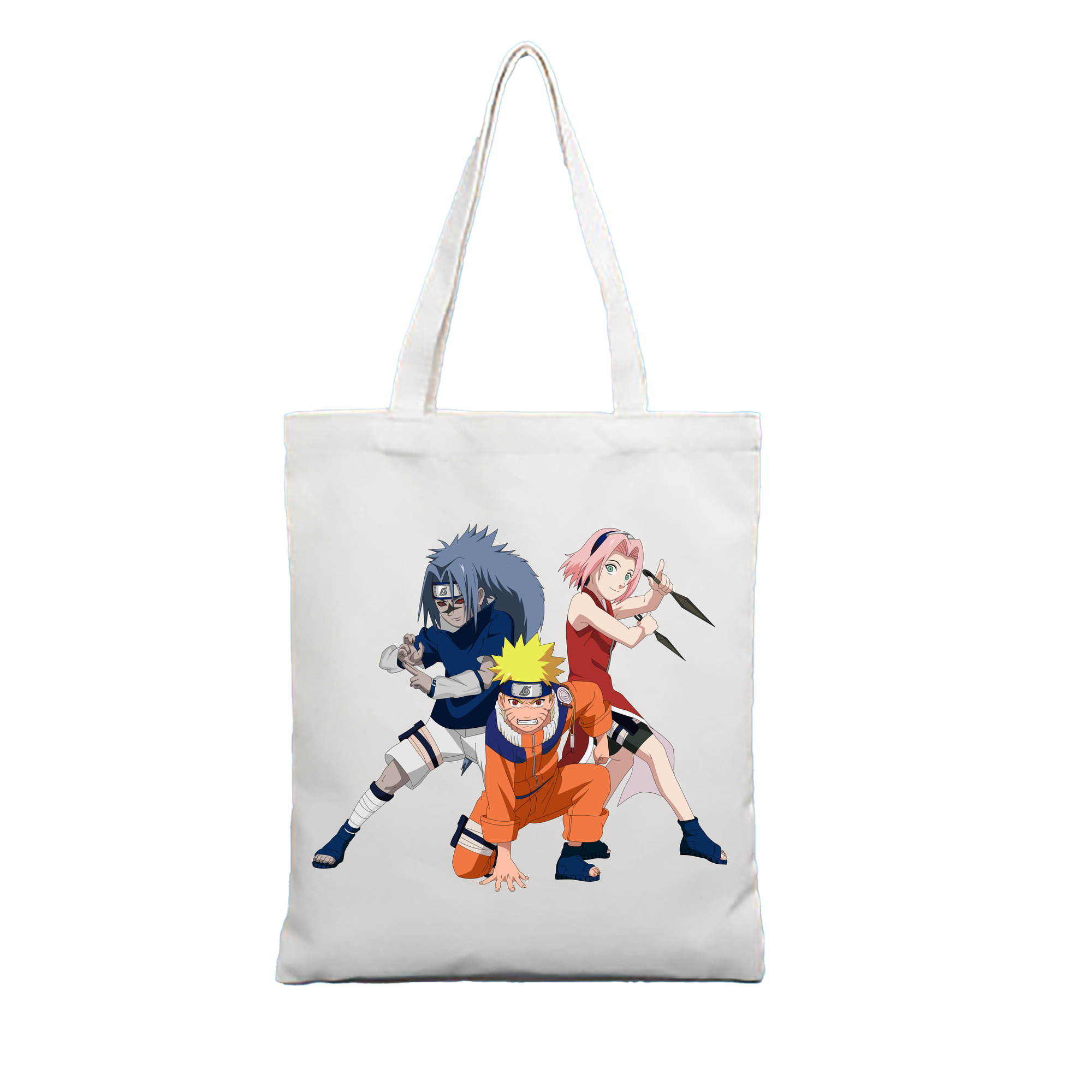 （画像用） NARUTO -ナルト- うずまき ナルト Uzumaki Naruto 縦型キャンバス生地手提げバッグ　トートバッグ