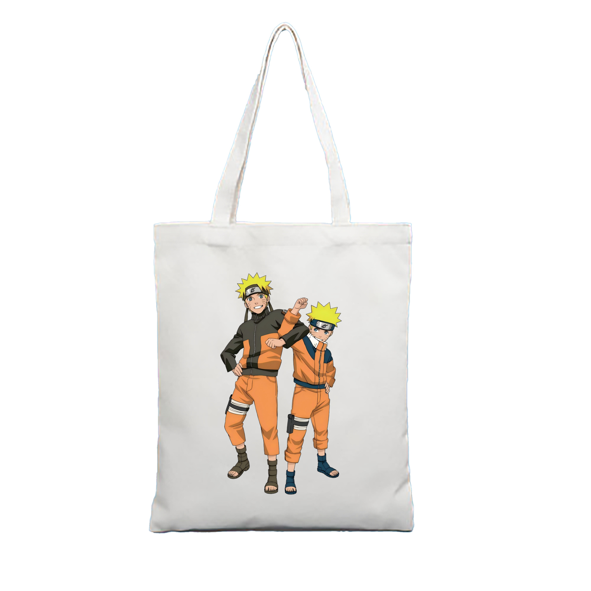 （画像用） NARUTO -ナルト- うずまき ナルト Uzumaki Naruto 縦型キャンバス生地手提げバッグ　トートバッグ