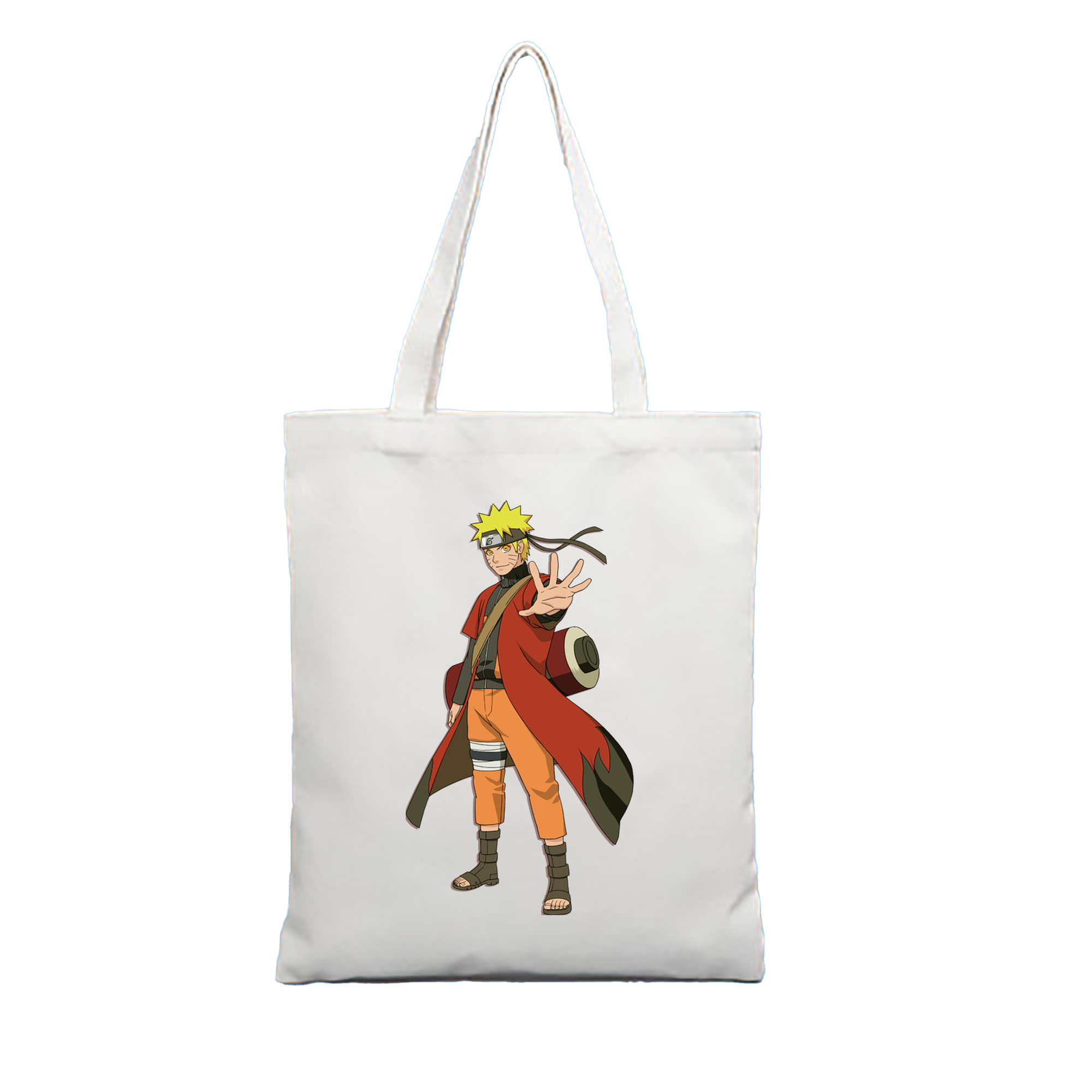 （画像用） NARUTO -ナルト- うずまき ナルト Uzumaki Naruto 縦型キャンバス生地手提げバッグ　トートバッグ