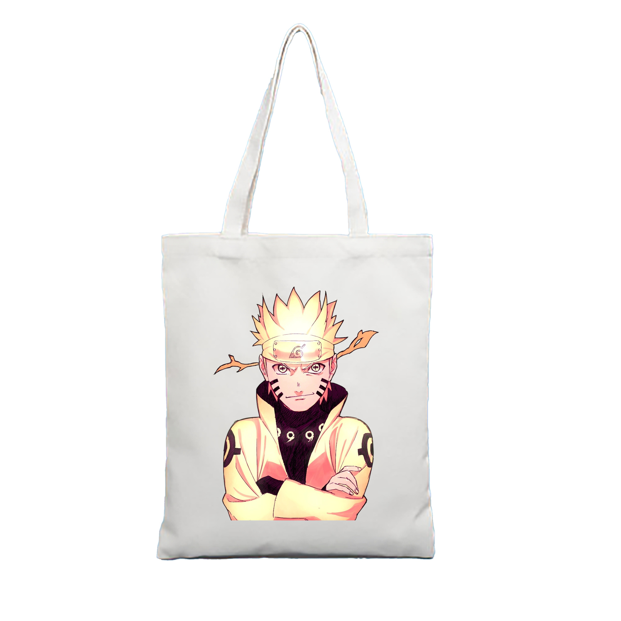 （画像用） NARUTO -ナルト- うずまき ナルト Uzumaki Naruto 縦型キャンバス生地手提げバッグ　トートバッグ