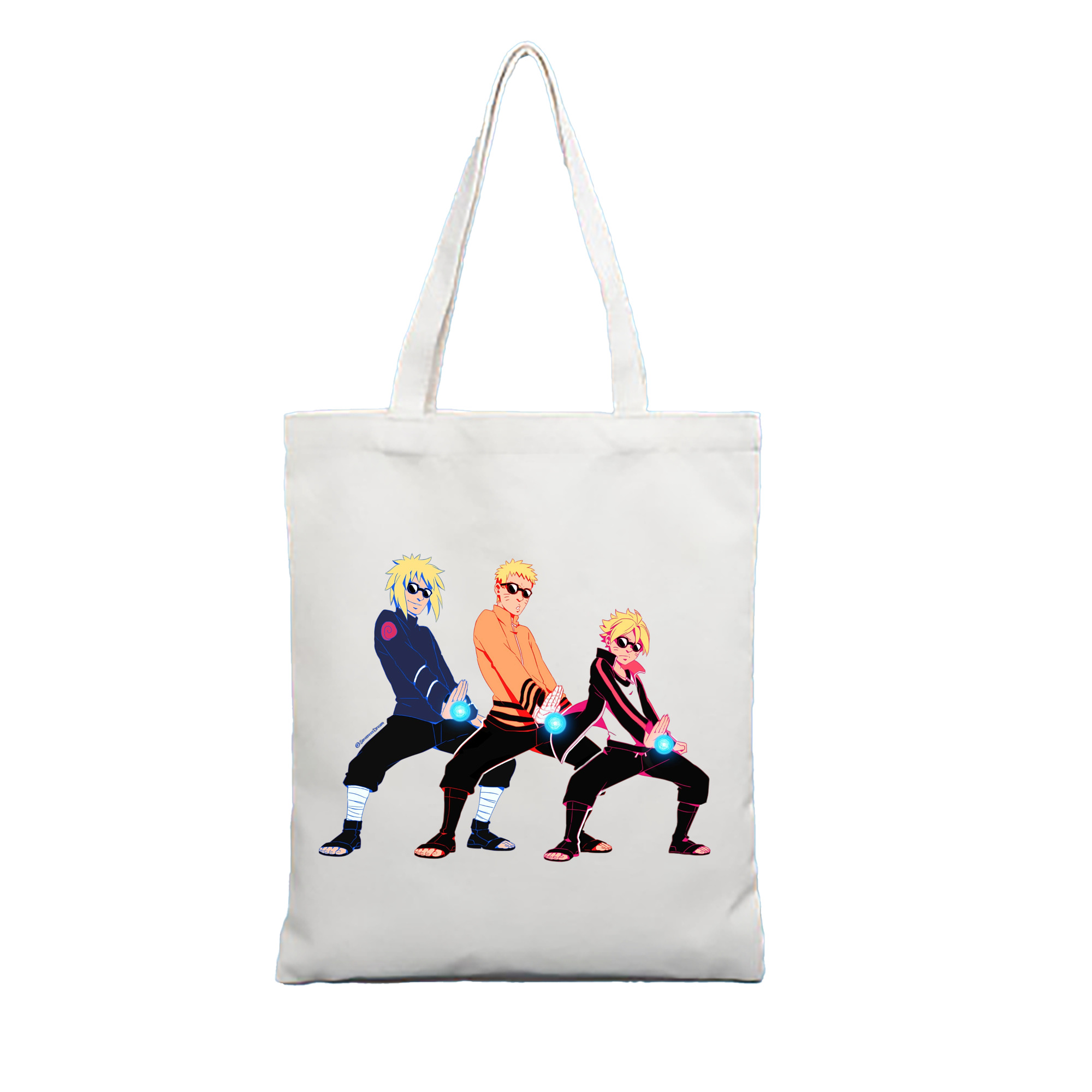 （画像用） NARUTO -ナルト- うずまき ナルト Uzumaki Naruto 縦型キャンバス生地手提げバッグ　トートバッグ