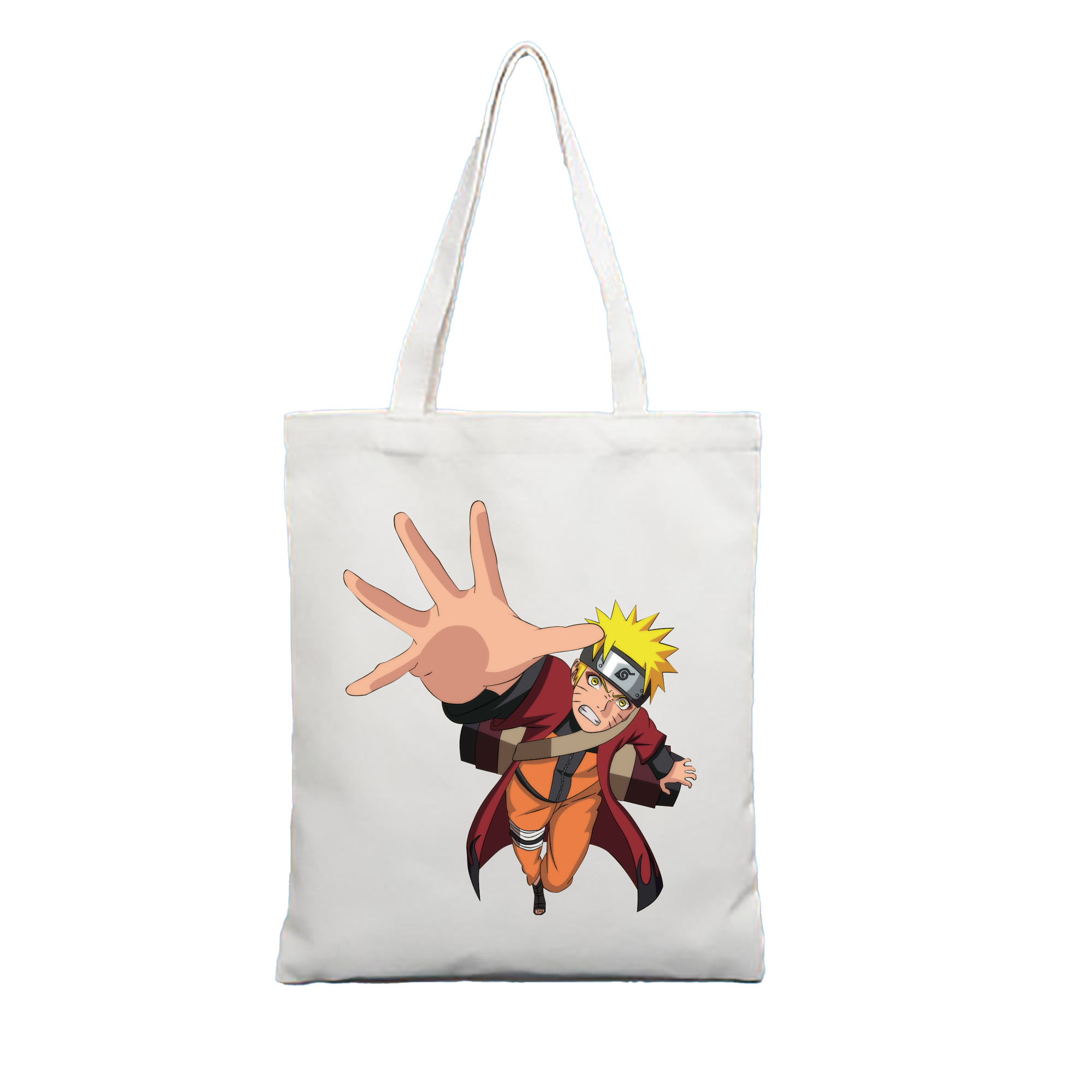 （画像用） NARUTO -ナルト- うずまき ナルト Uzumaki Naruto 縦型キャンバス生地手提げバッグ　トートバッグ
