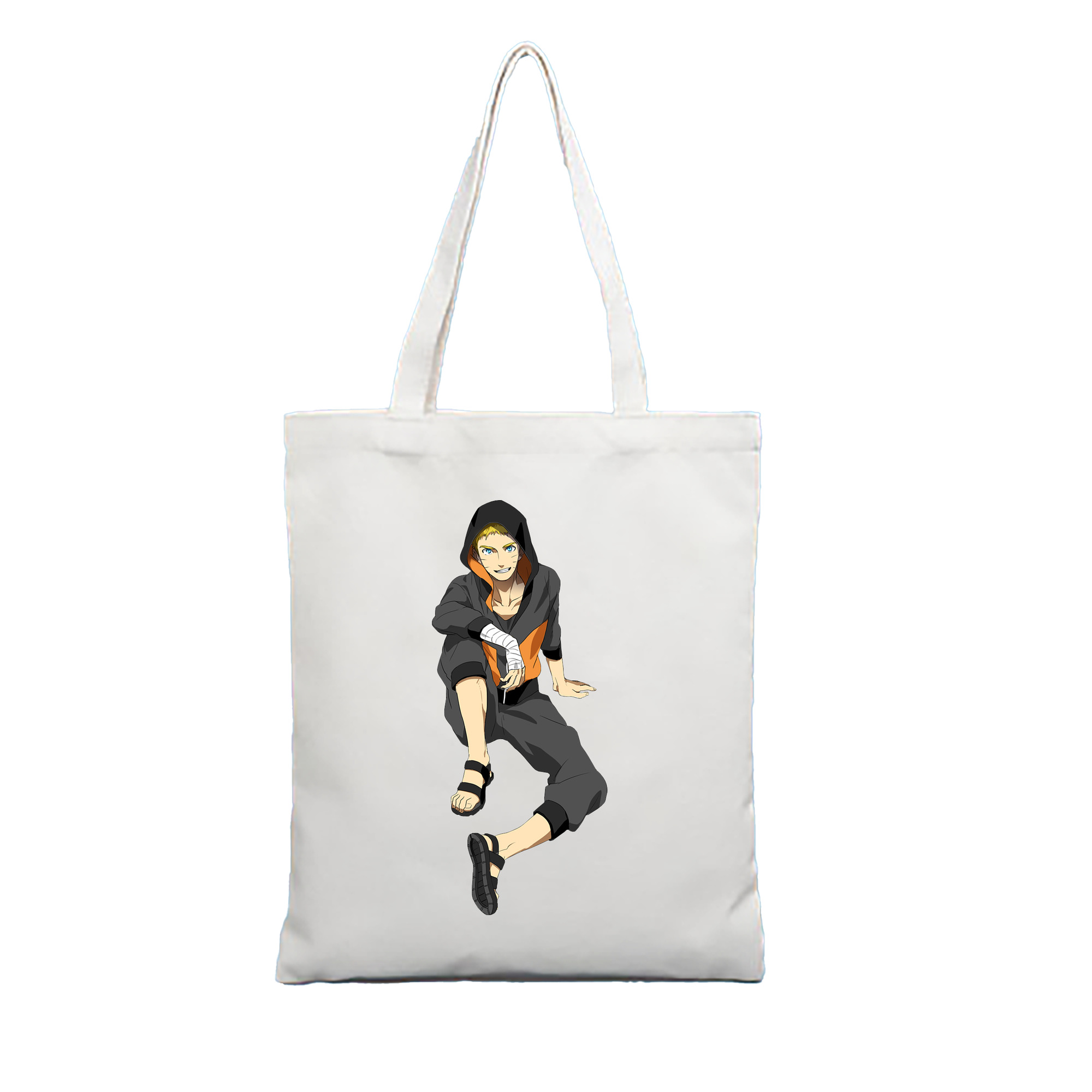 （画像用） NARUTO -ナルト- うずまき ナルト Uzumaki Naruto 縦型キャンバス生地手提げバッグ　トートバッグ