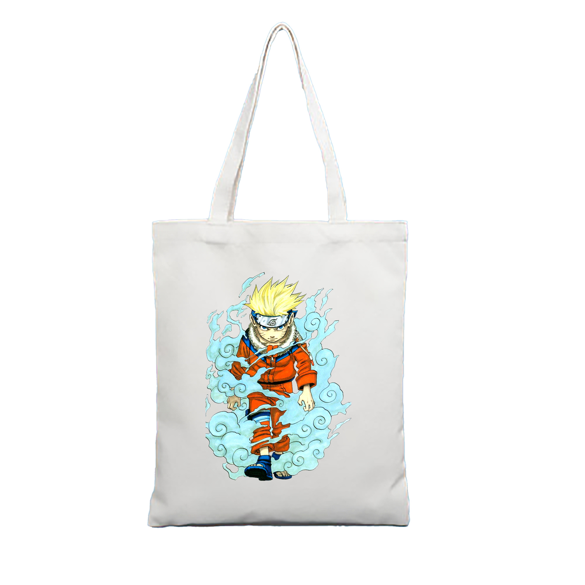 （画像用） NARUTO -ナルト- うずまき ナルト Uzumaki Naruto 縦型キャンバス生地手提げバッグ　トートバッグ